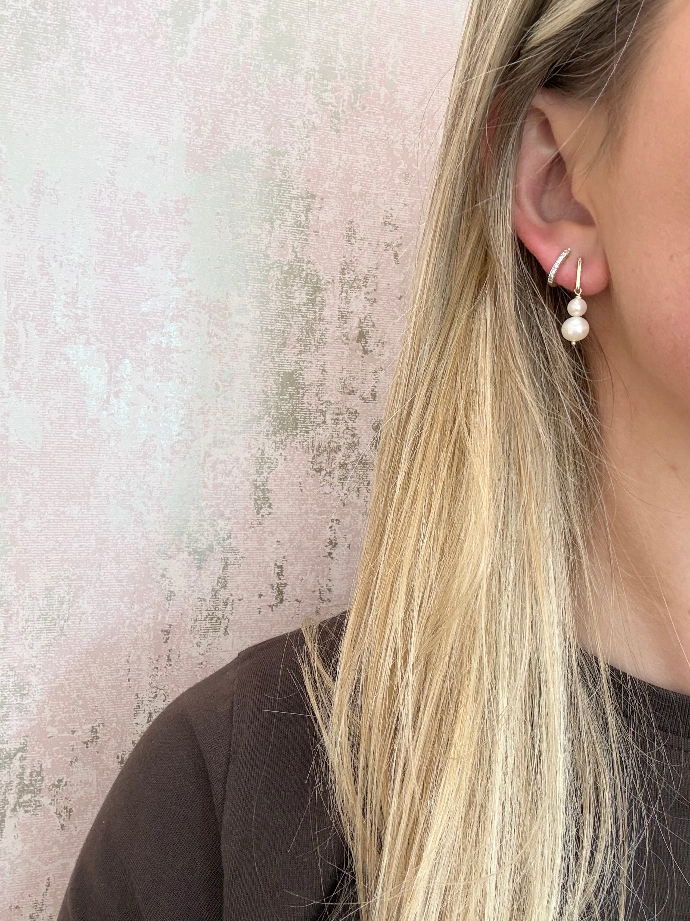 Lacy 9ct Gold Earrings