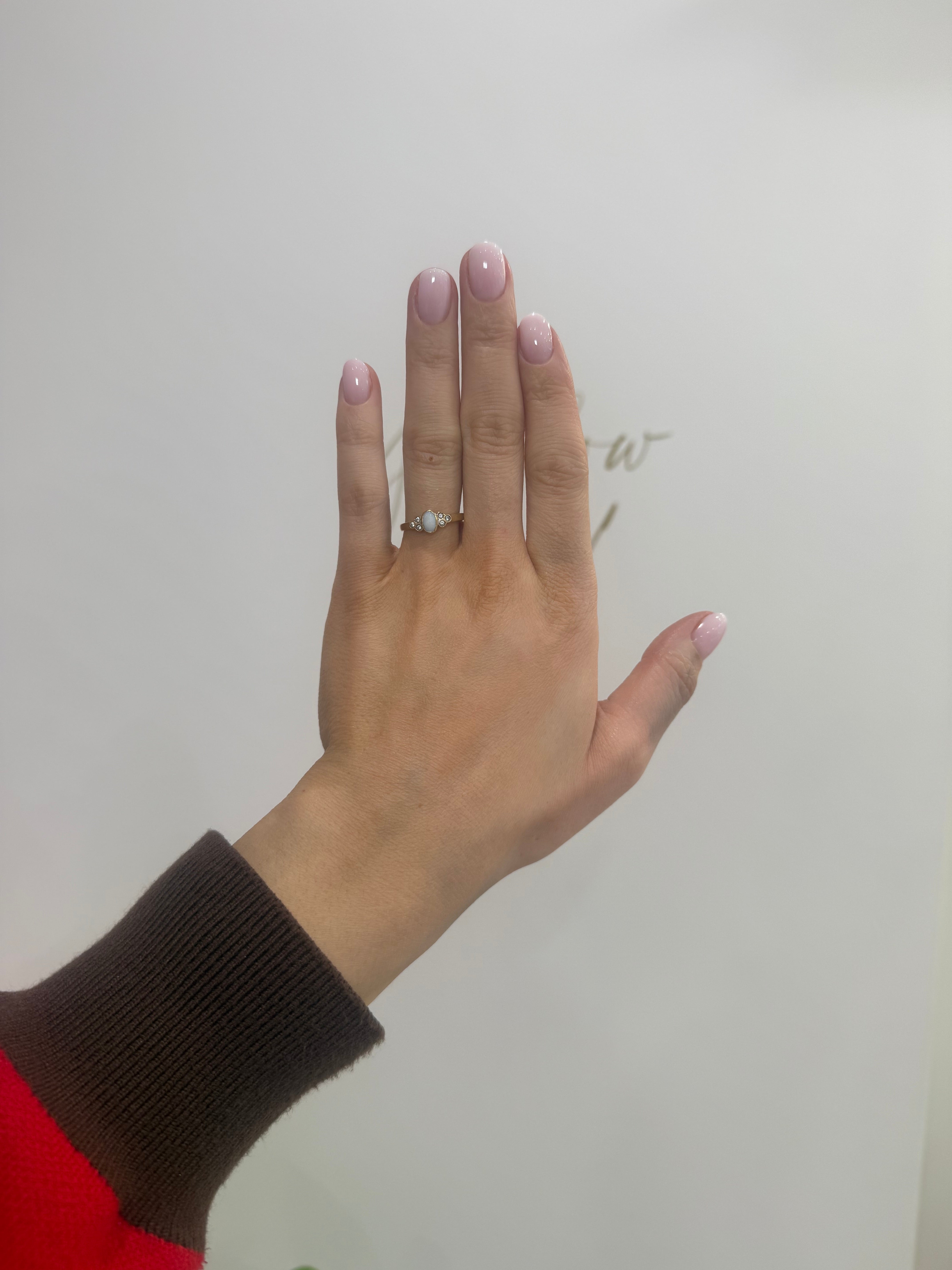 9ct Opal & Cz Ring