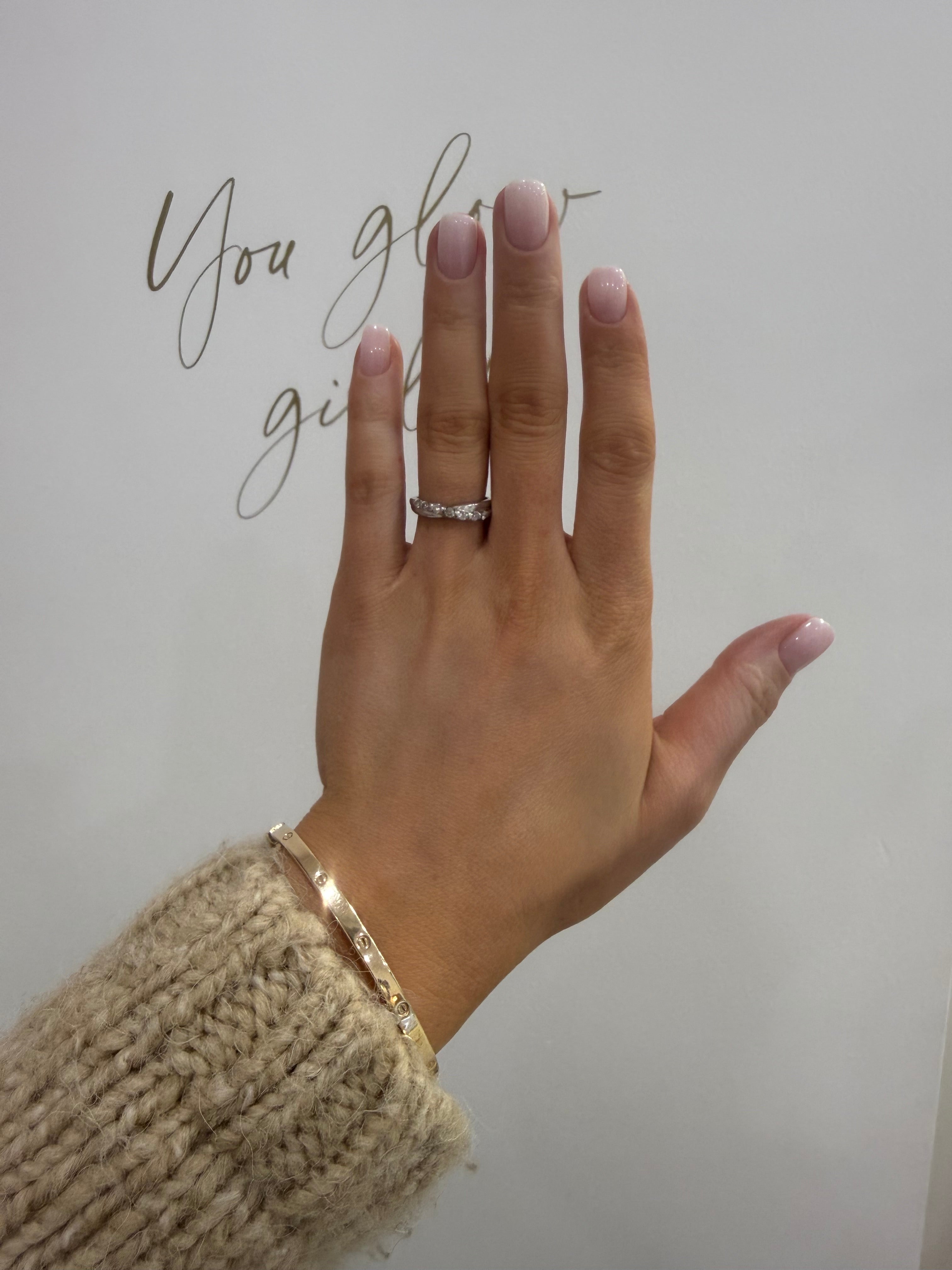 9ct White Gold Diamond Ring
