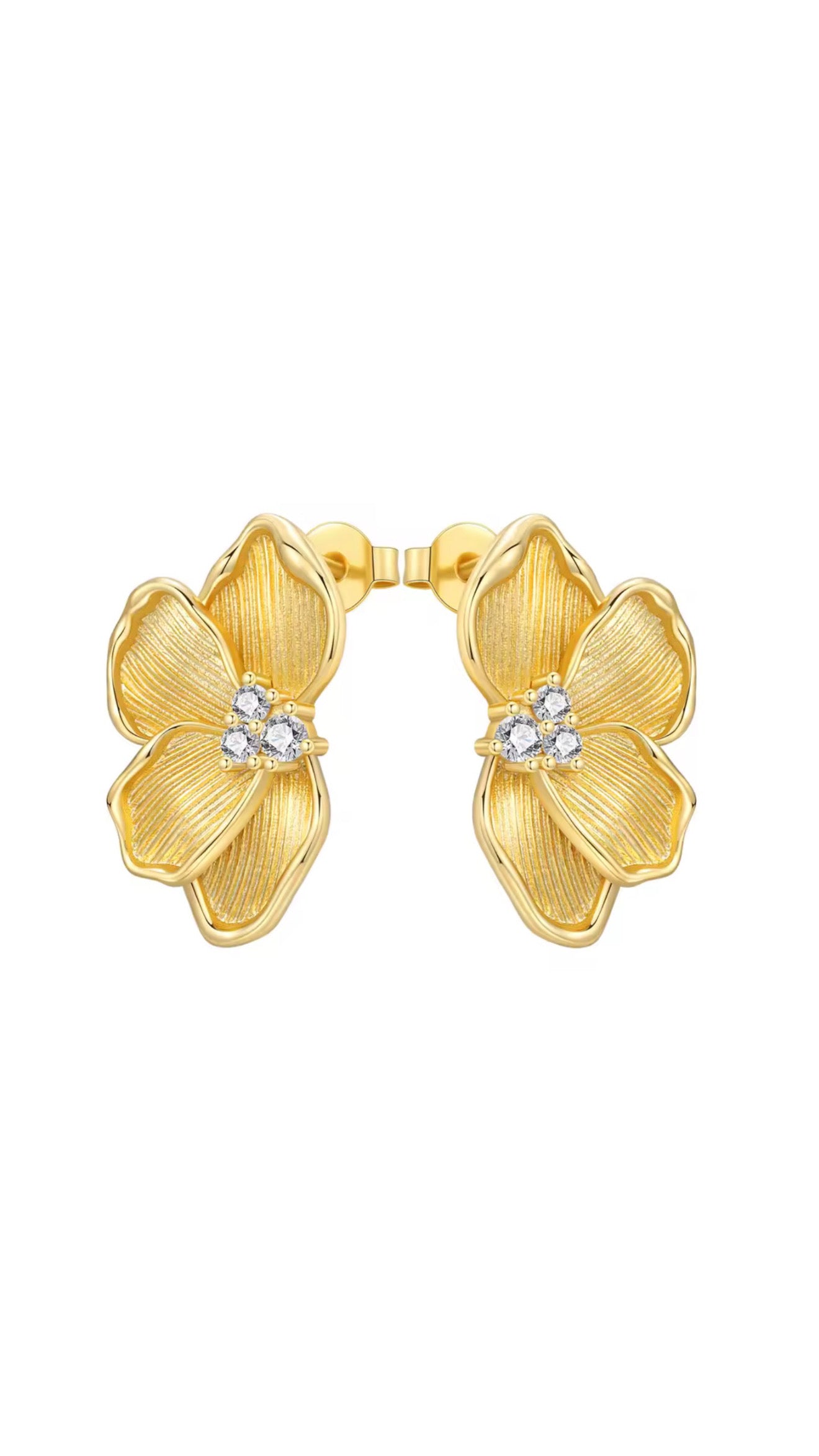 Jen Gold Plated Earrings
