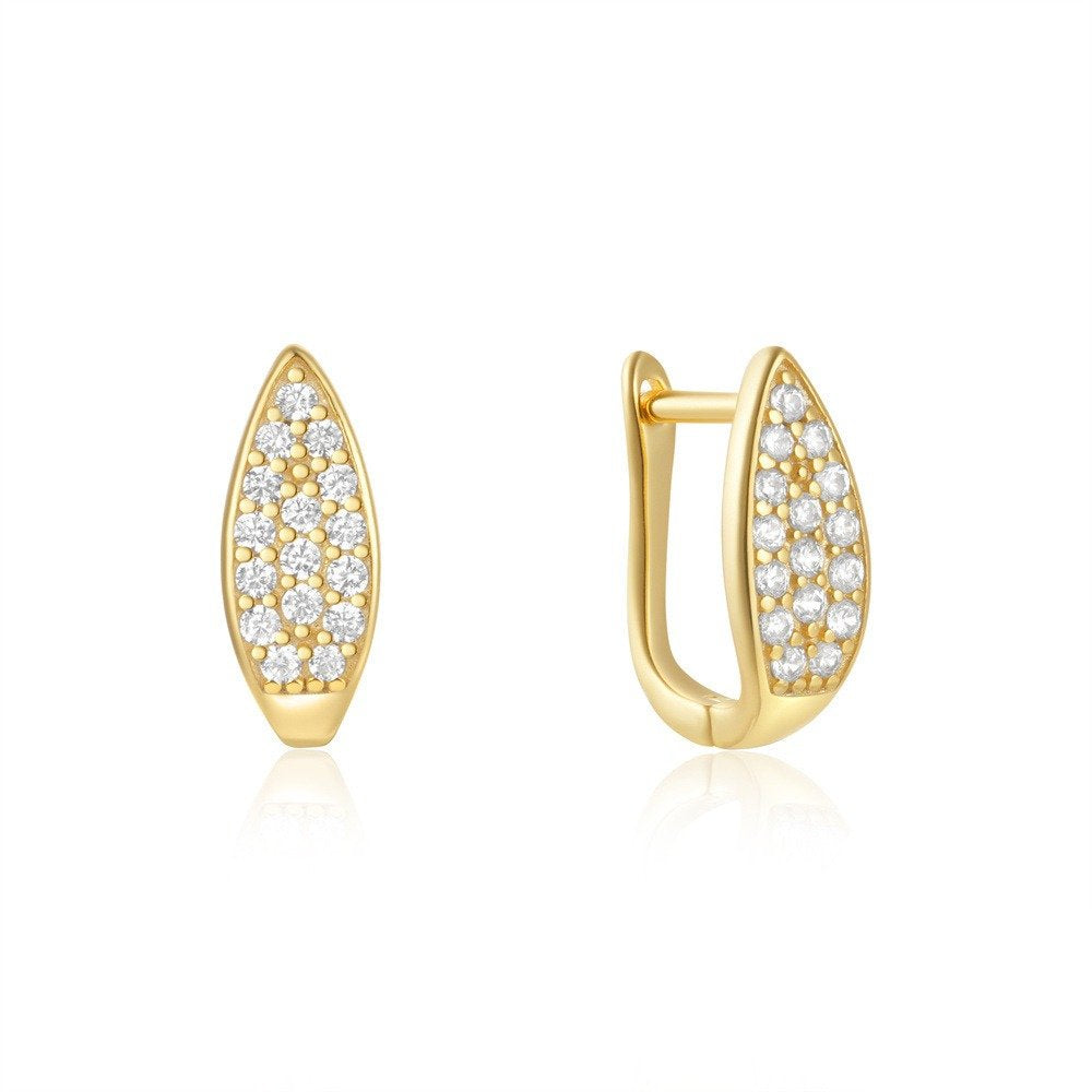 Simone Gold Hoops