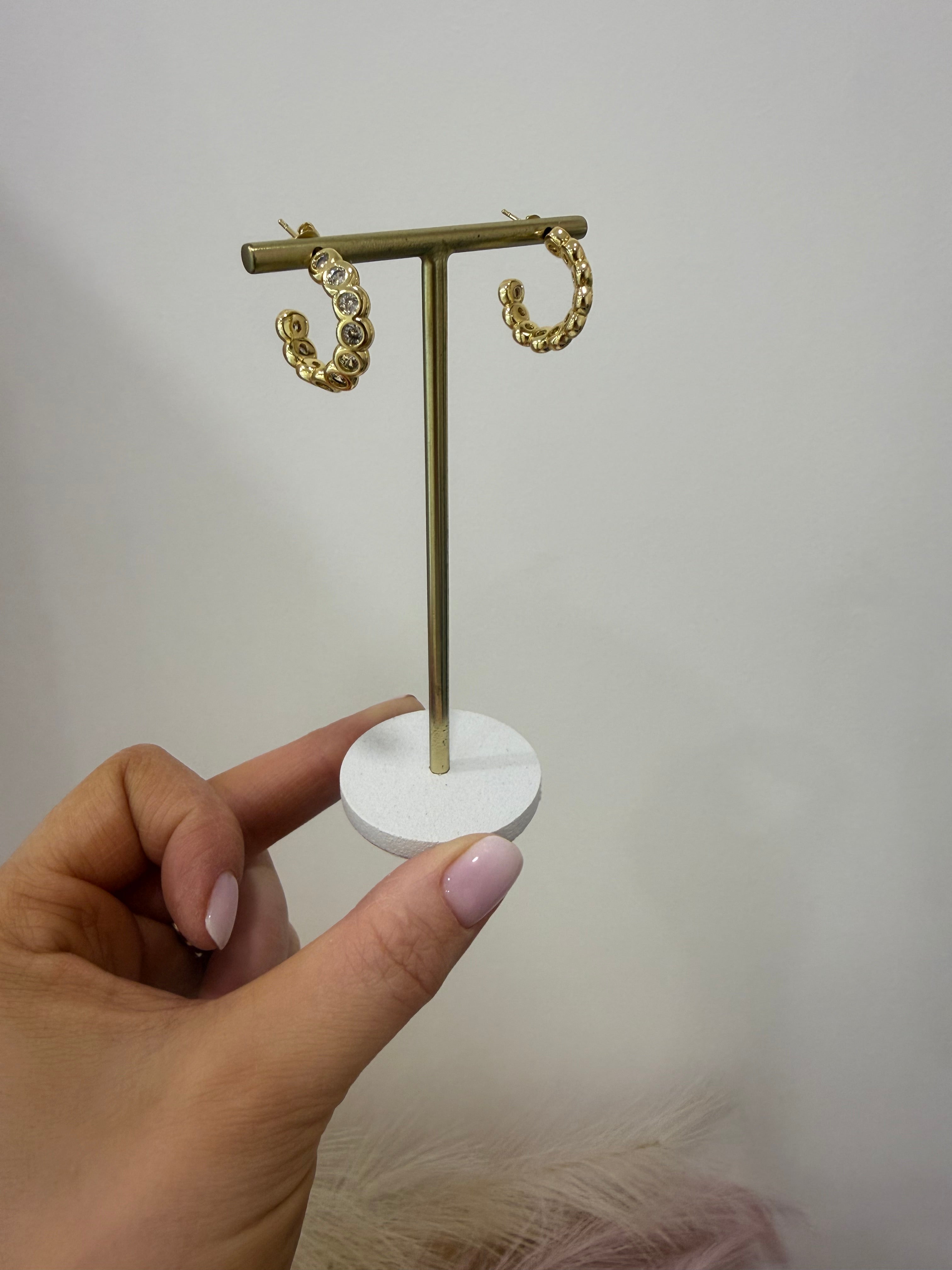 Zola Gold Plated Hoops