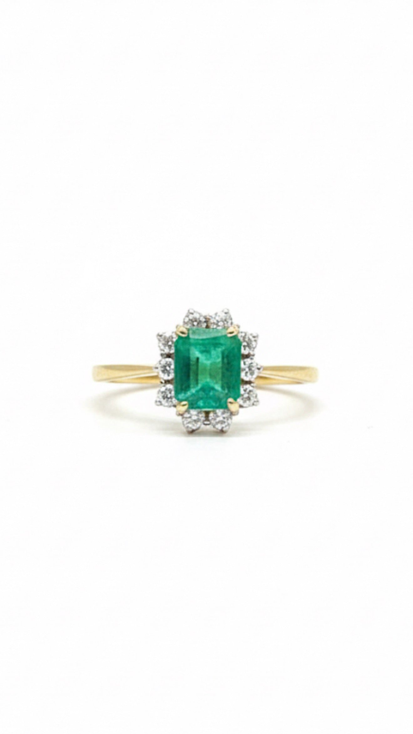 Emerald & Diamond Ring