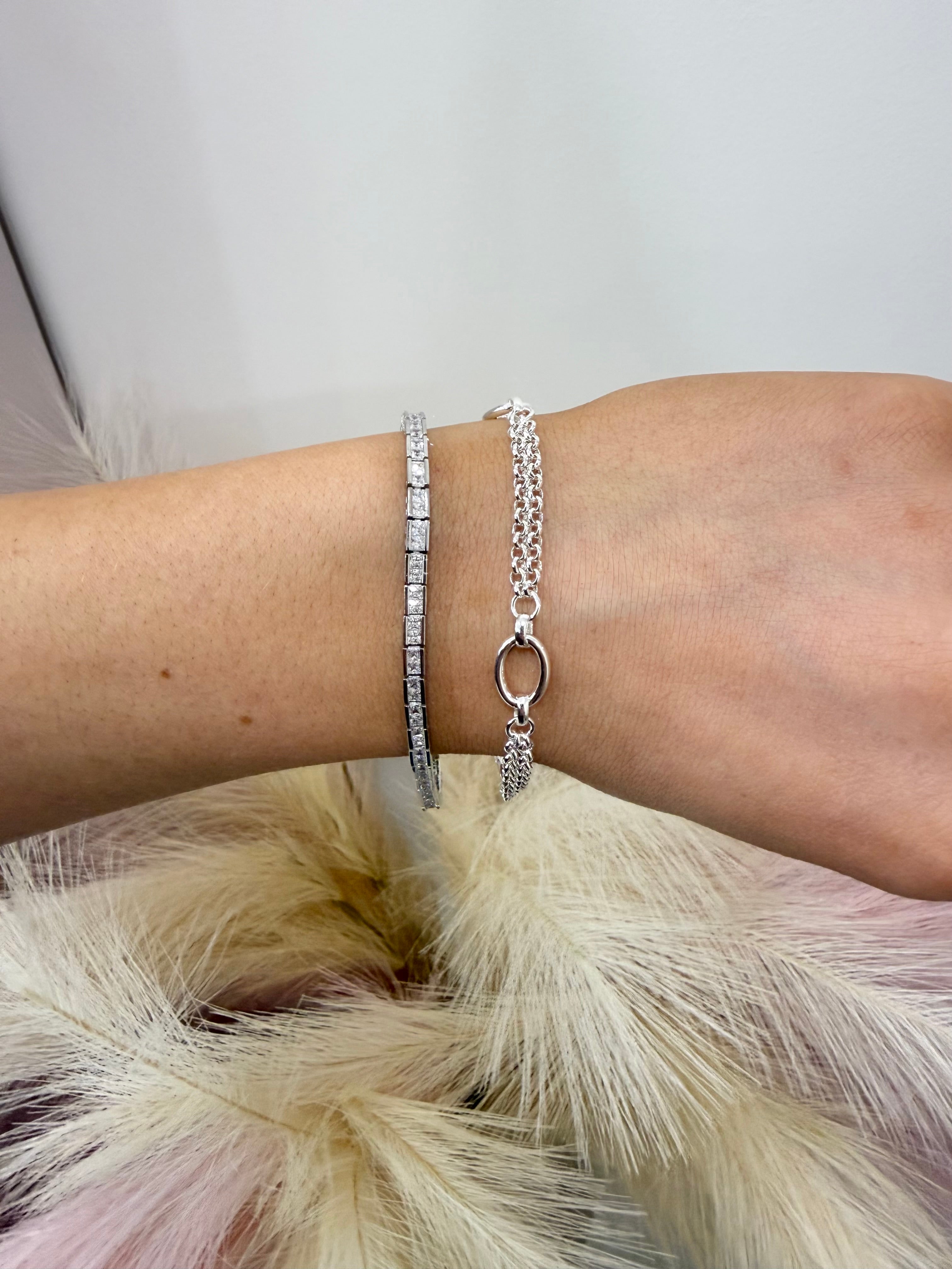 Silver Tennis Bracelet