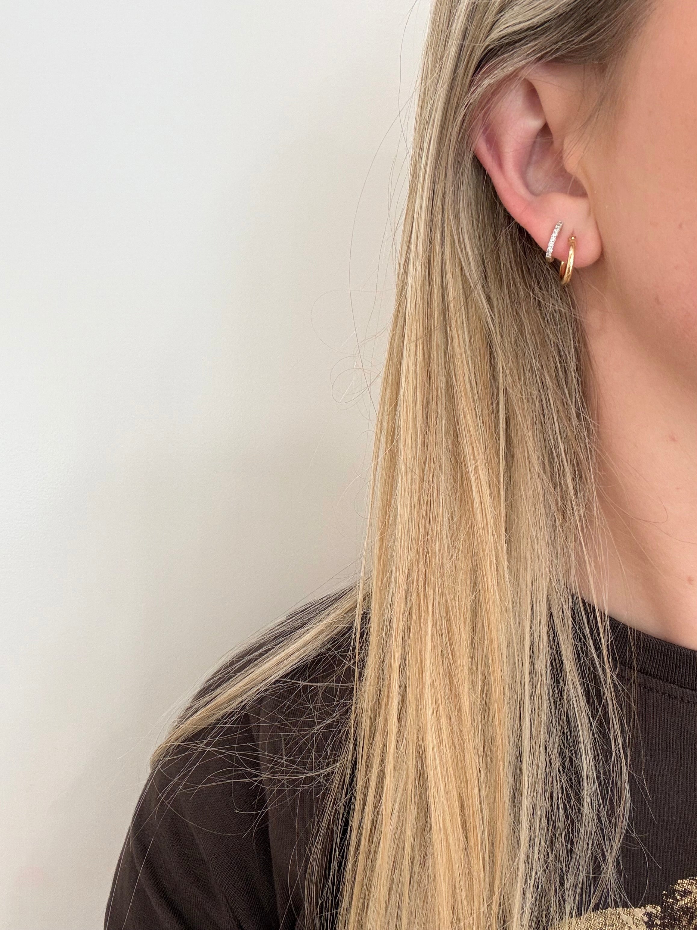 9ct Gold Dale Small Hoops