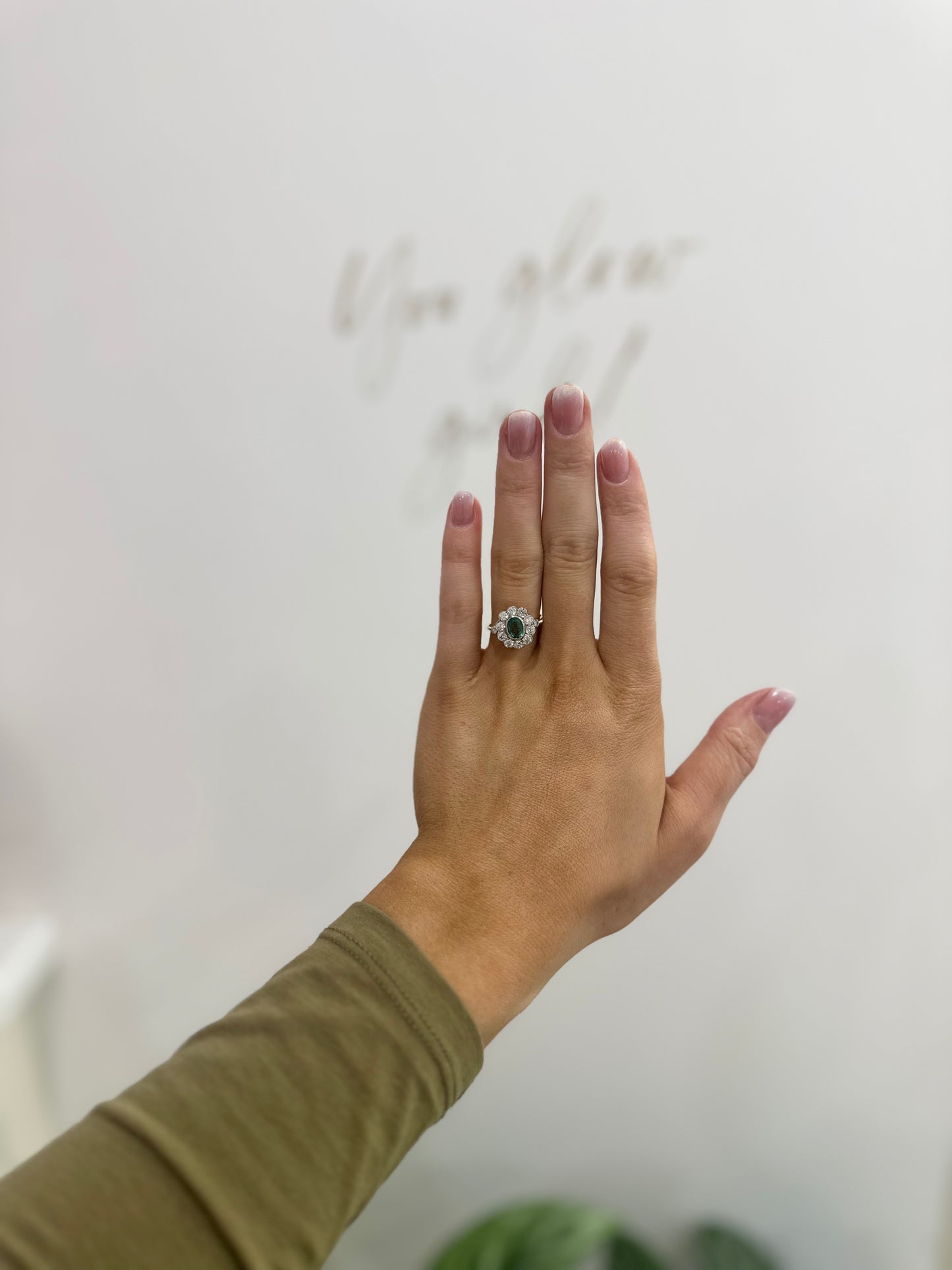 Emerald & Diamond Ring