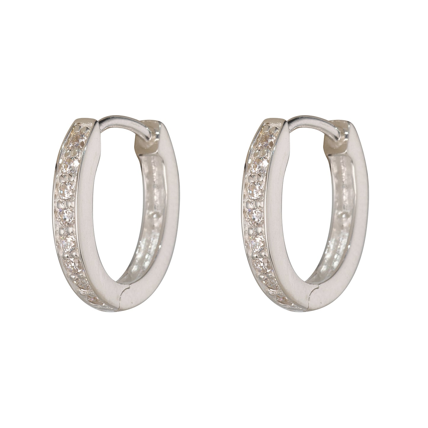 Jacqueline Silver Hoop