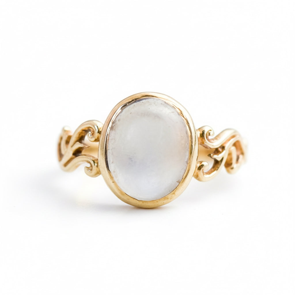 9ct Gold Moonstone Ring