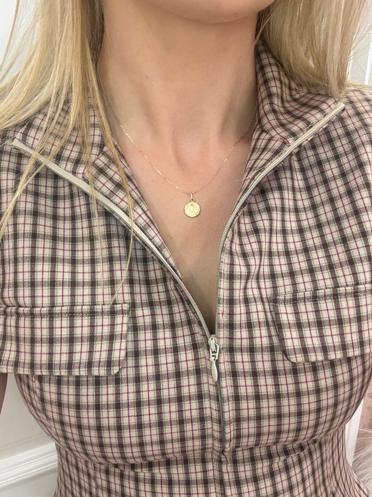9ct Gold St Mary Necklace