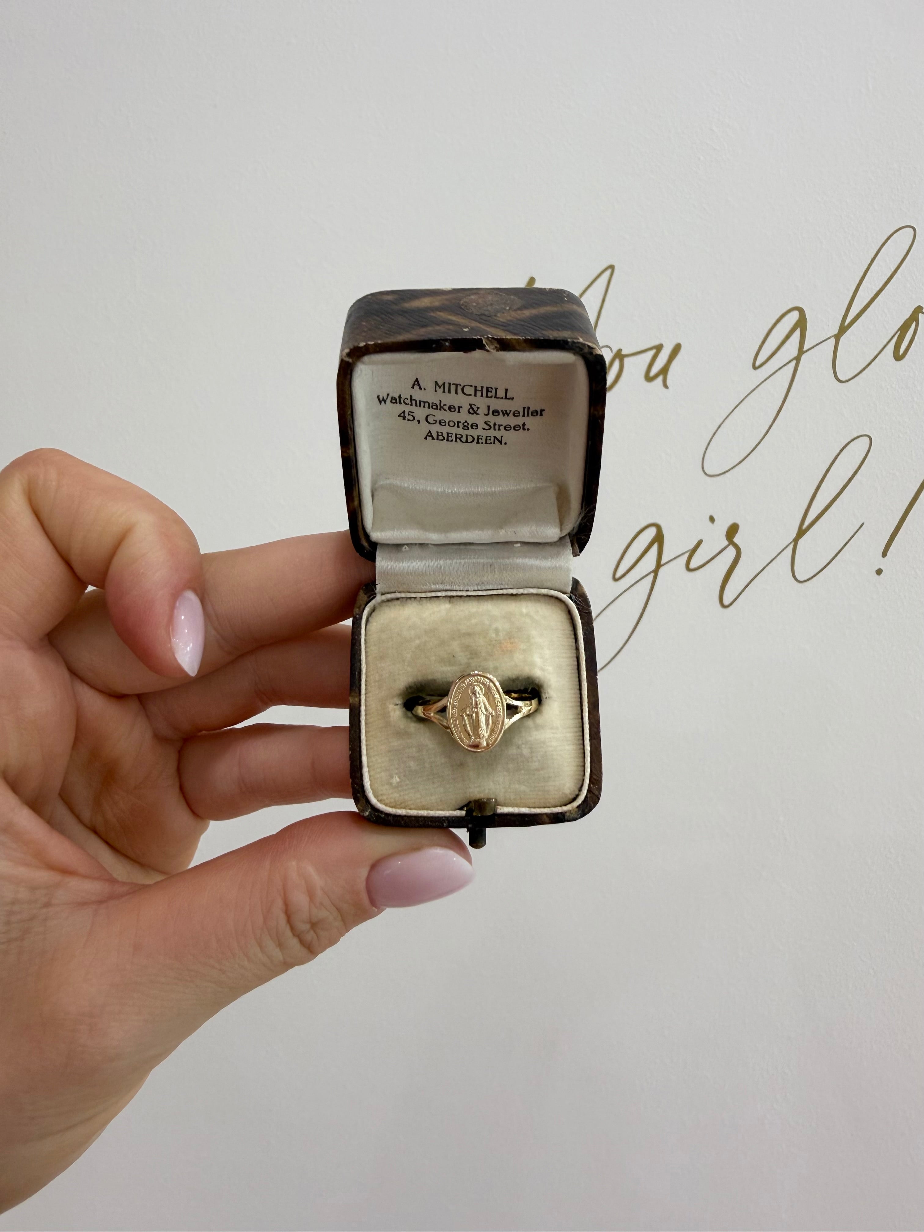 9ct Gold Miraculous Ring
