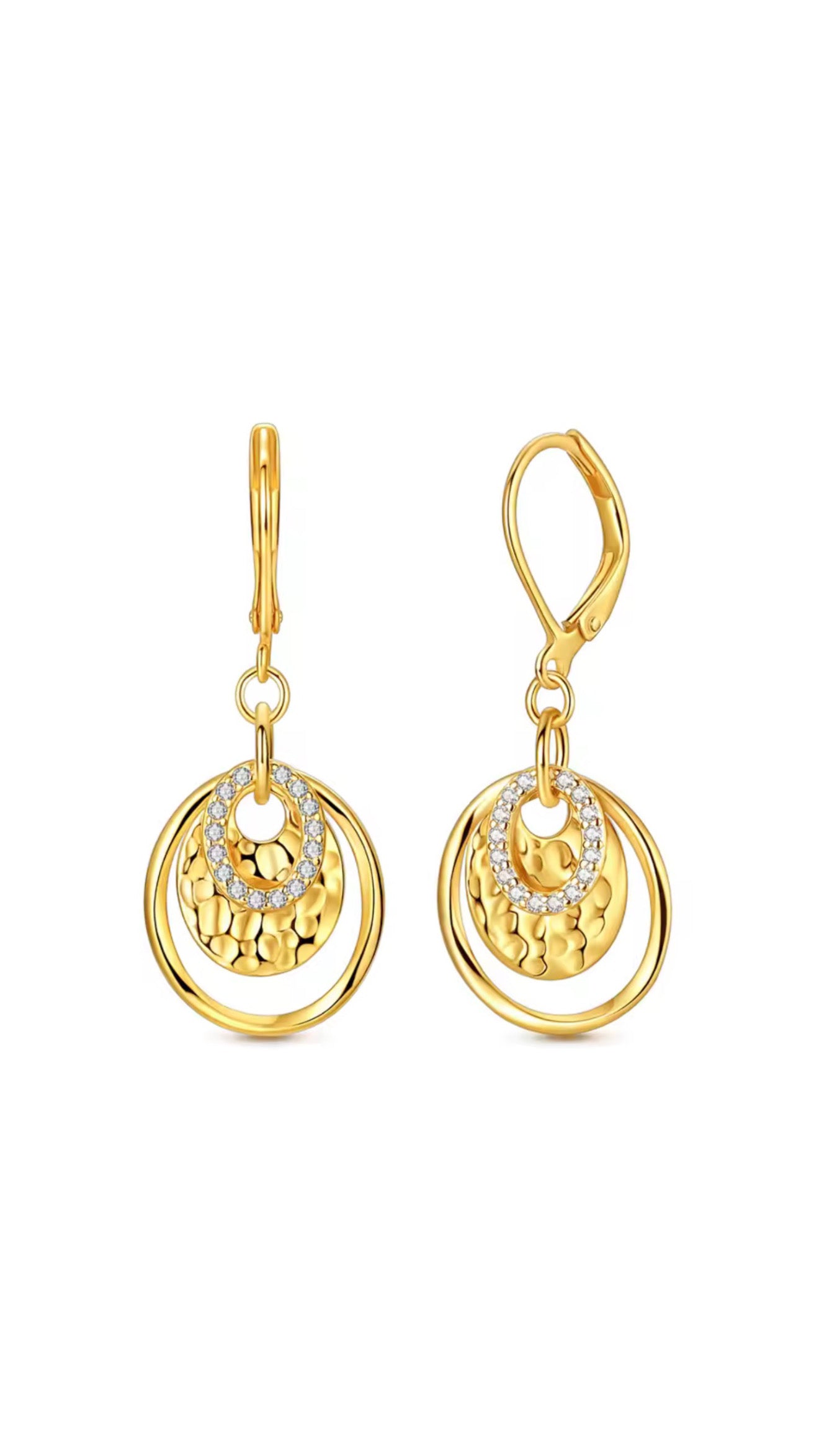 Britney Gold Plated Earrings