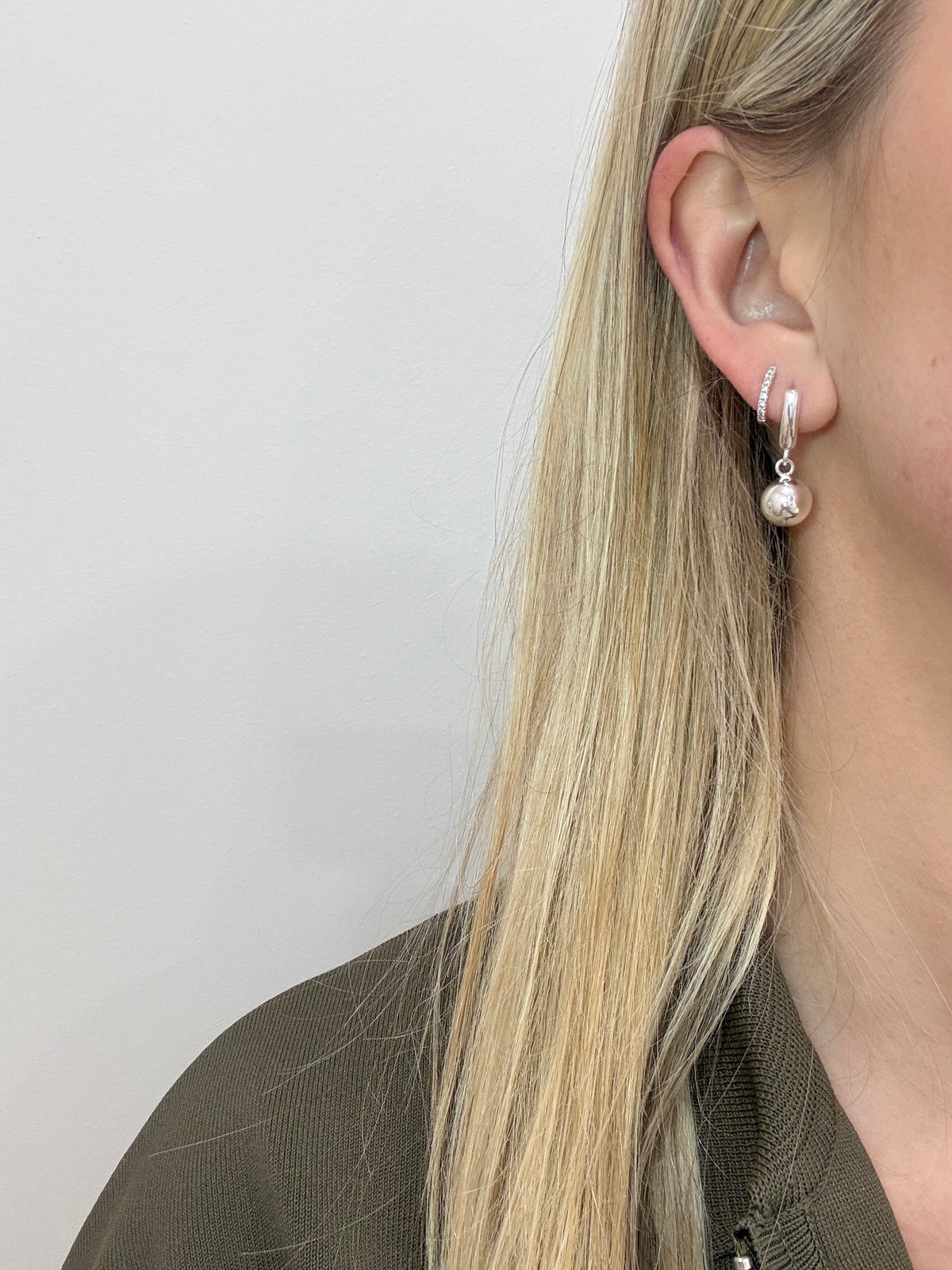 Tara Sterling Silver Ball Drop Earrings