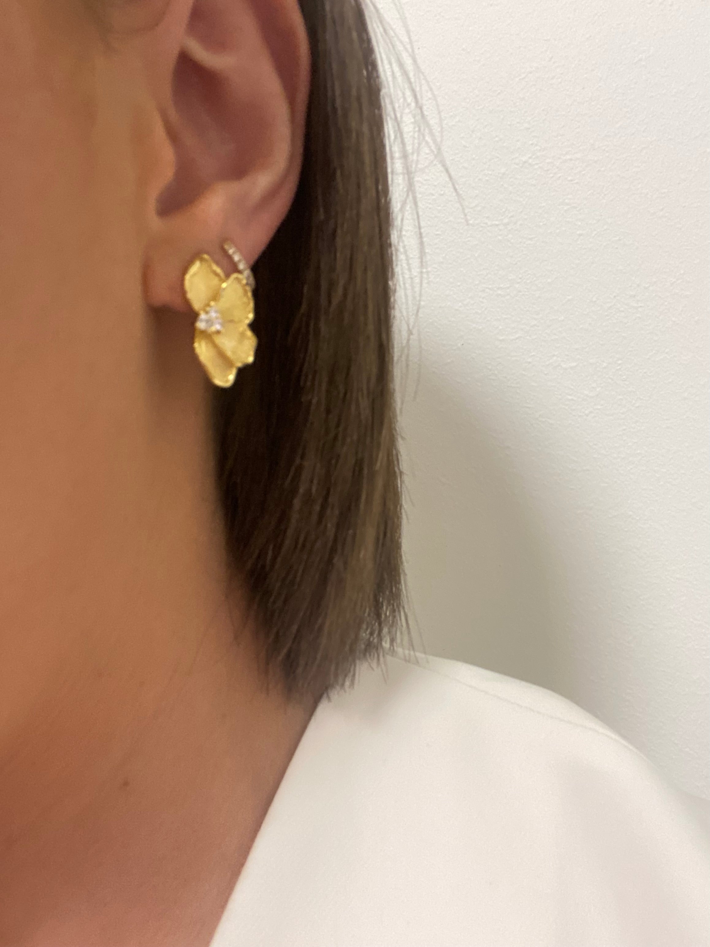 Jen Gold Plated Earrings