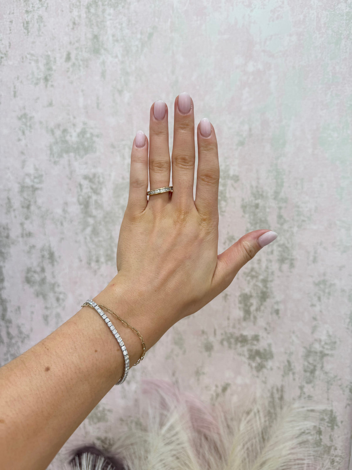 9ct Gold Half Set Eternity Band