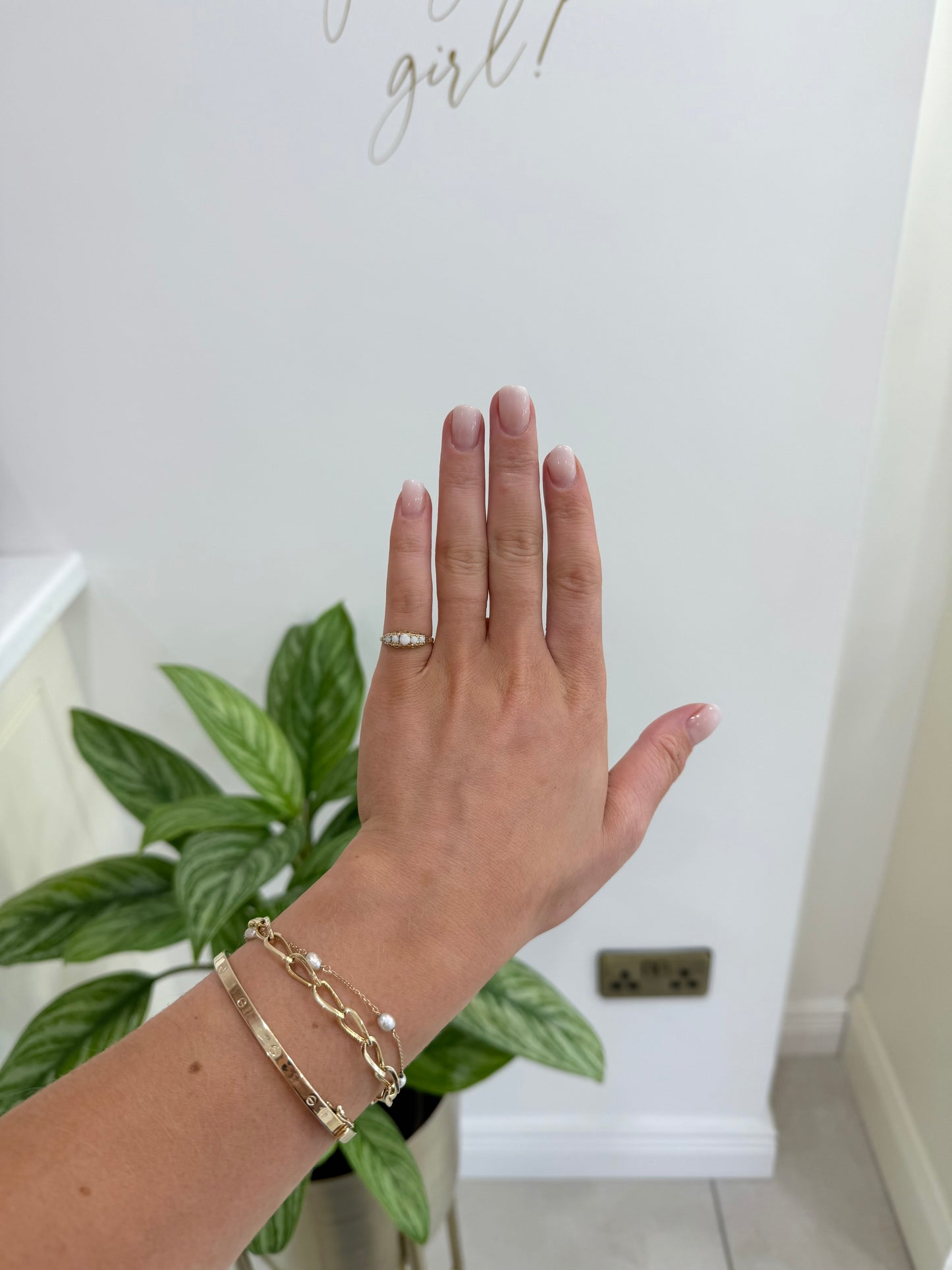 9ct Five Stone Opal Ring