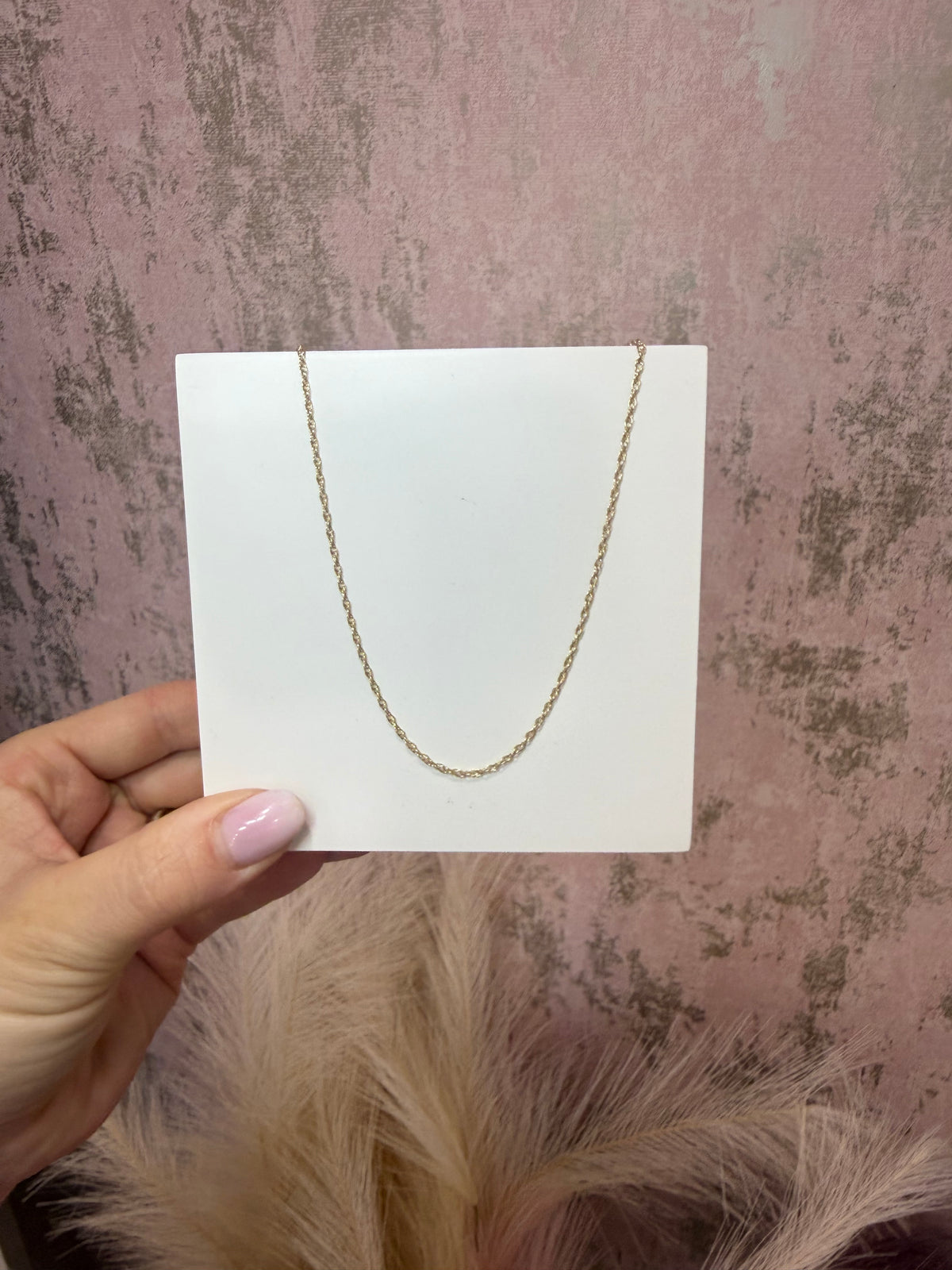 Vintage 9ct Gold 18" Prince of Wales Neck Chain