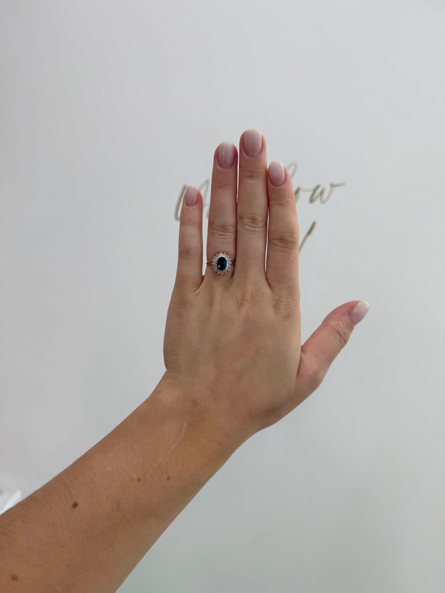 9ct Gold Sapphire and Diamond Ring