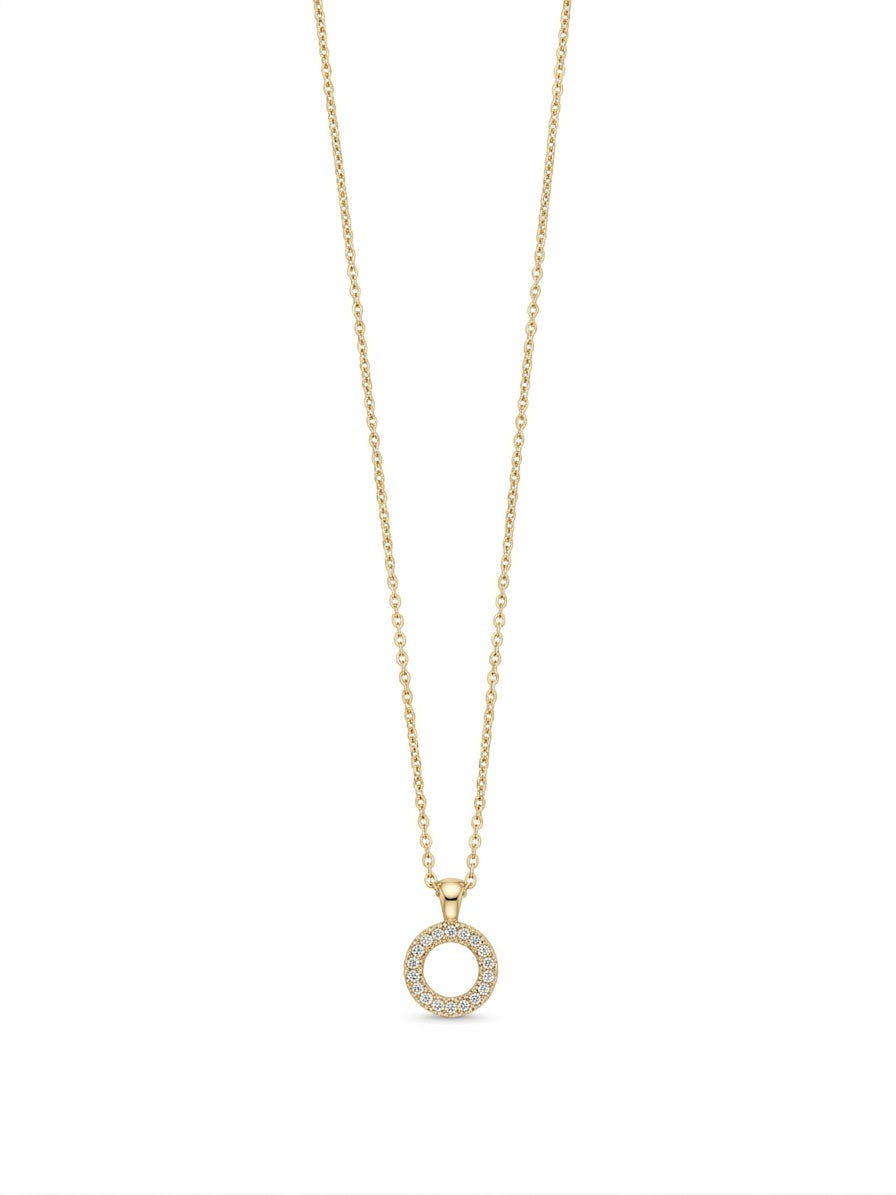 Sophia Gold Plated Cubic Zirconia Necklace