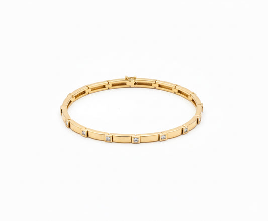 9ct Diamond Vintage Bracelet
