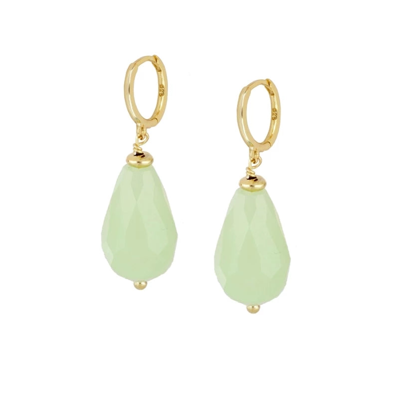 Sheilo Coloured Gold Plated Earrings