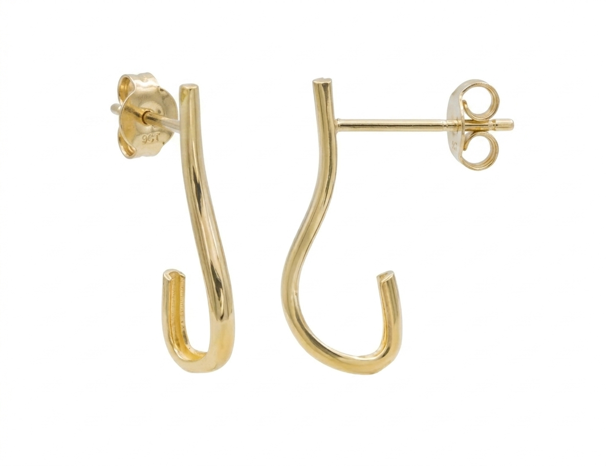 Stephanie 9ct Gold Hoops