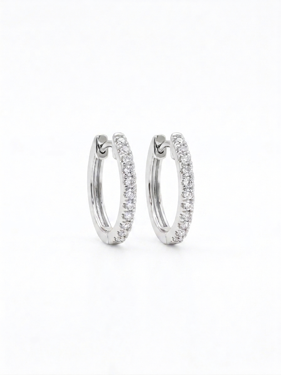 Donna Silver Hoops