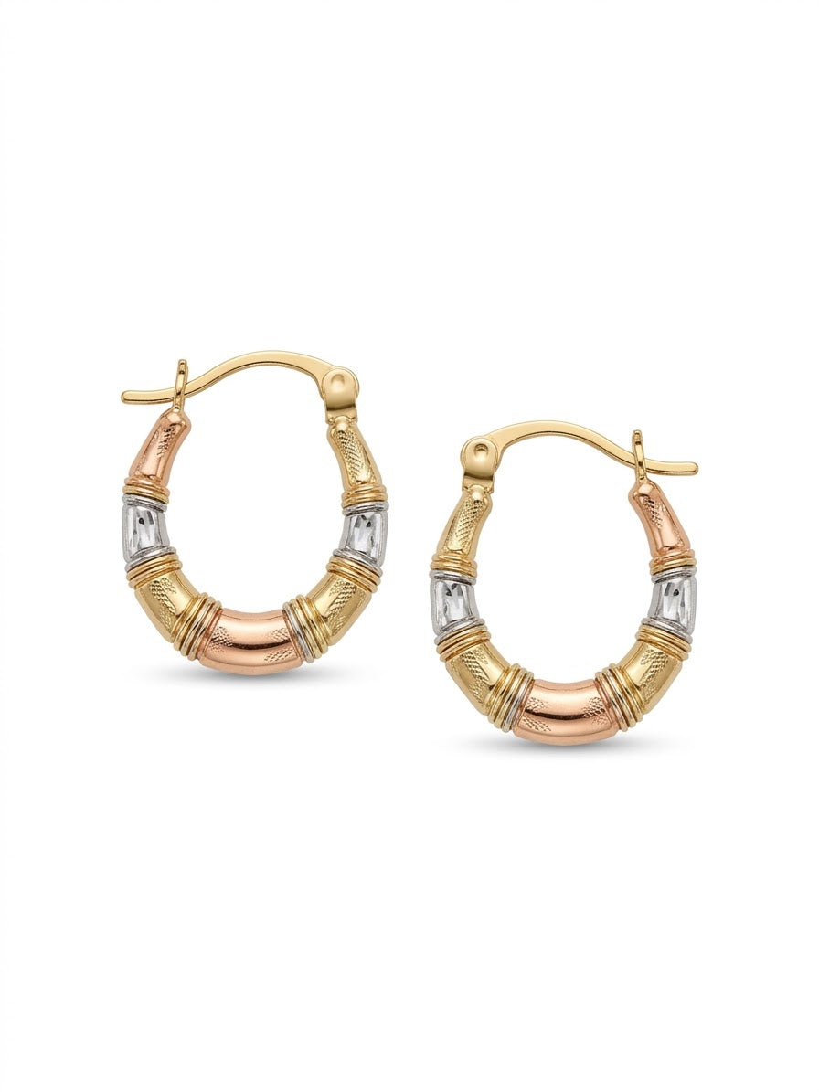 9ct Gold Trio Hoop