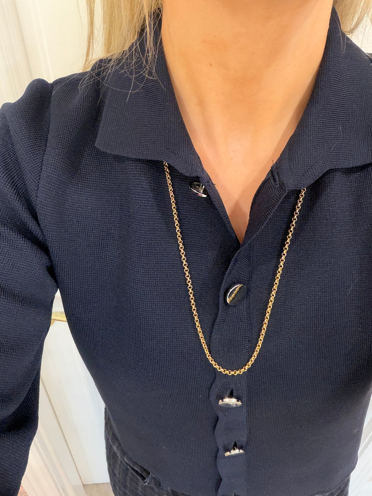 9ct Yellow Gold Rolo Chain