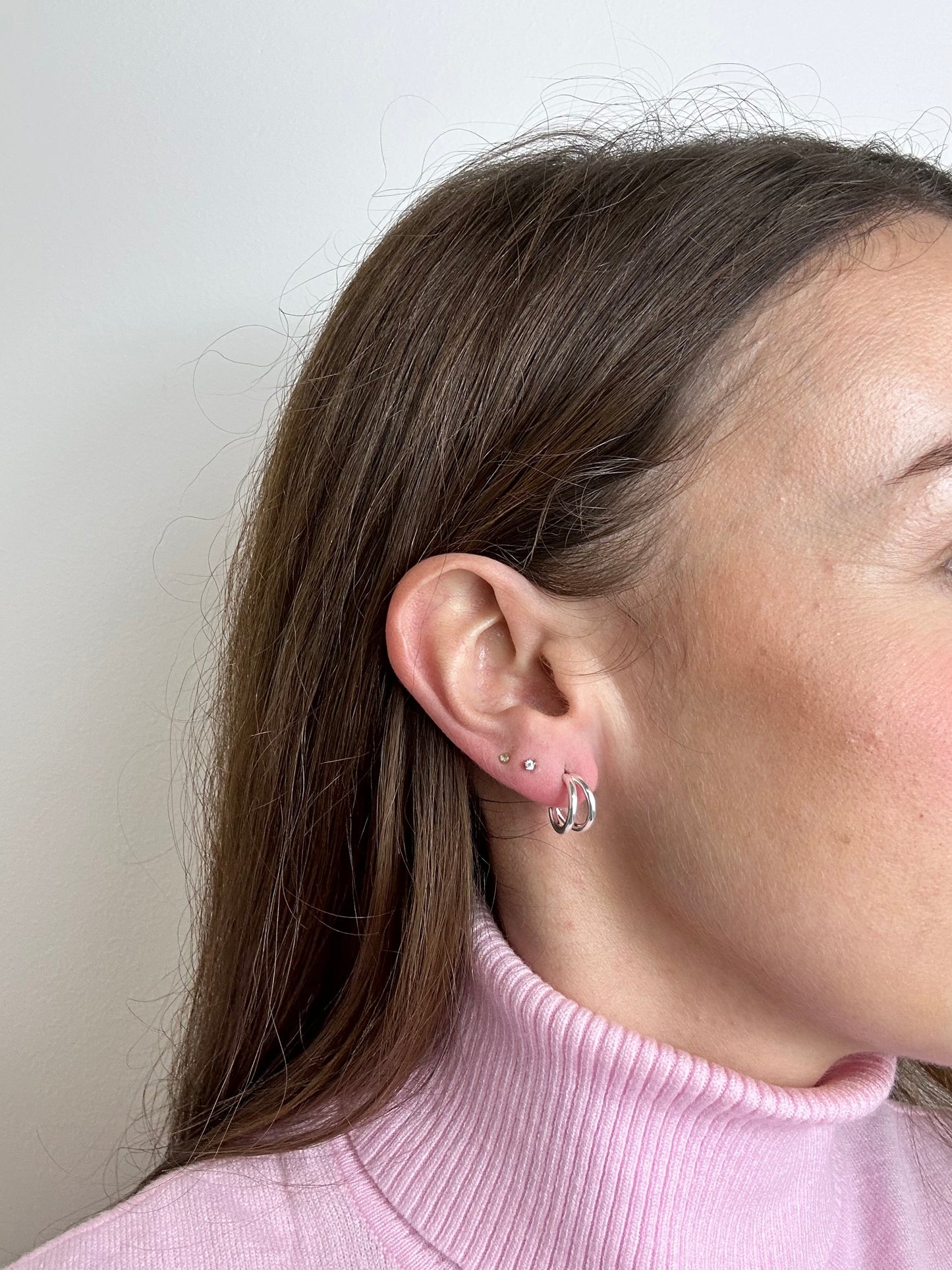 Charles Tiny Stud Earrings