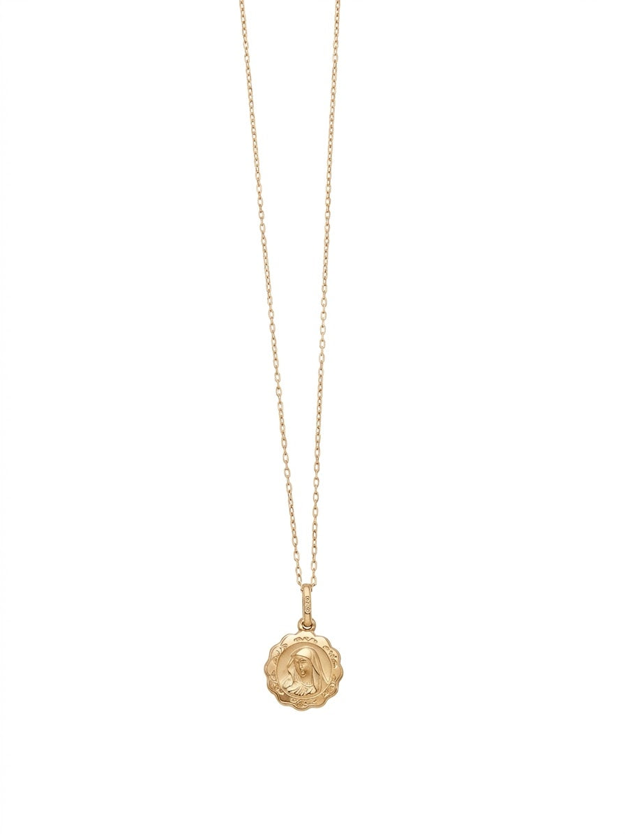 9ct Gold St Mary Necklace