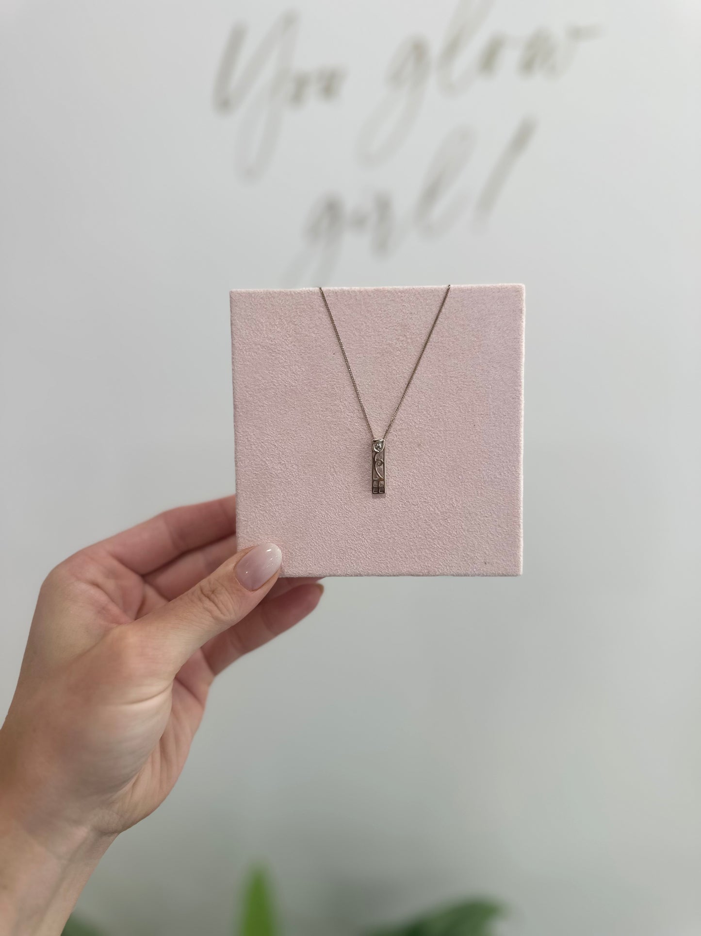 9ct Gold Diamond Necklace