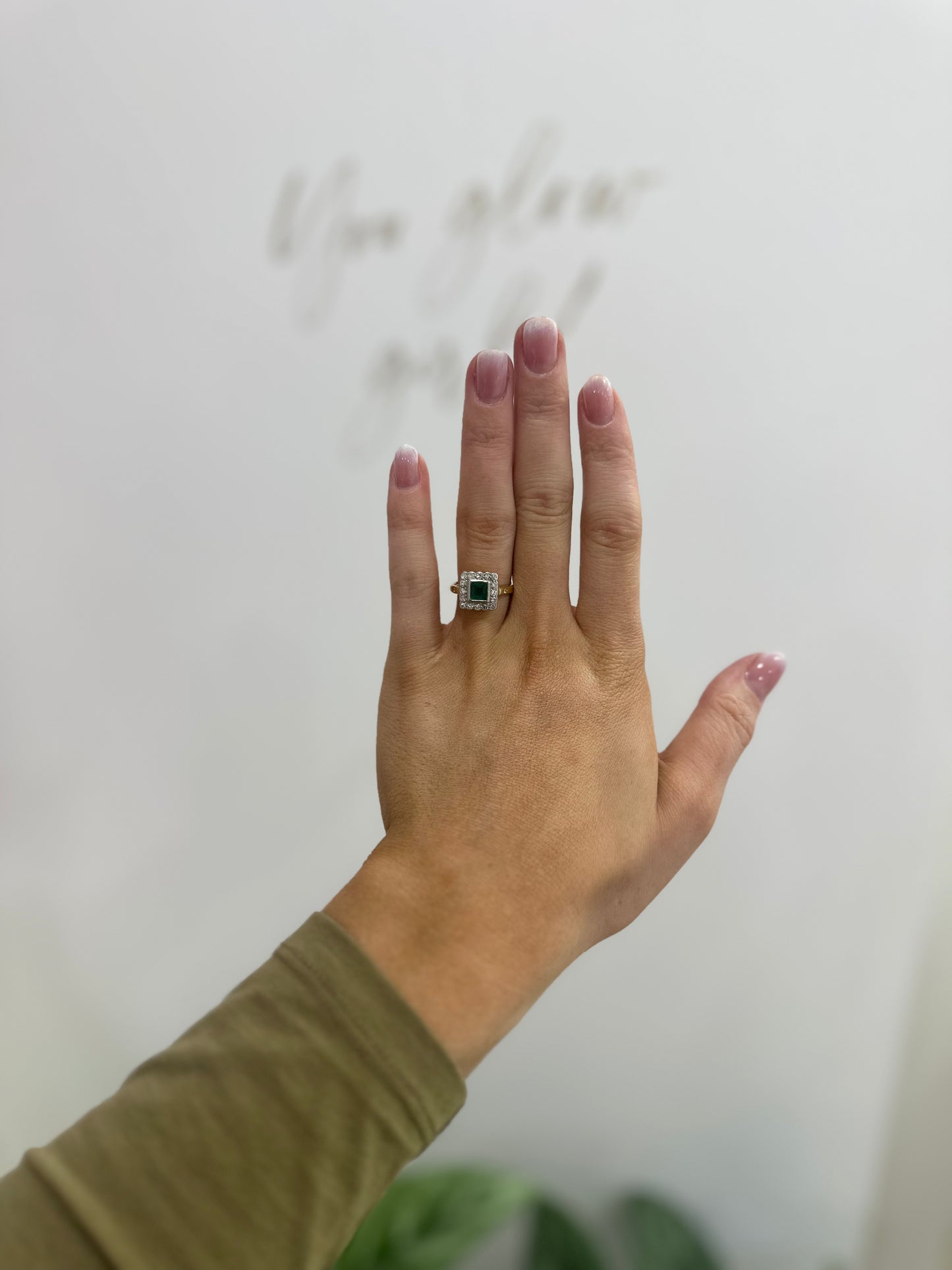 Emerald & Diamond Ring