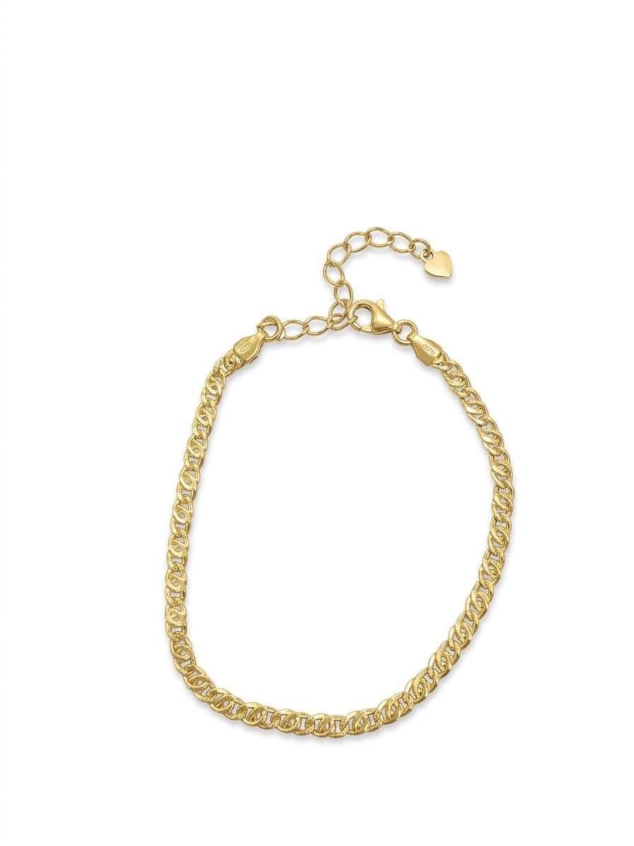 Dee Gold Plated Layered Bracelet