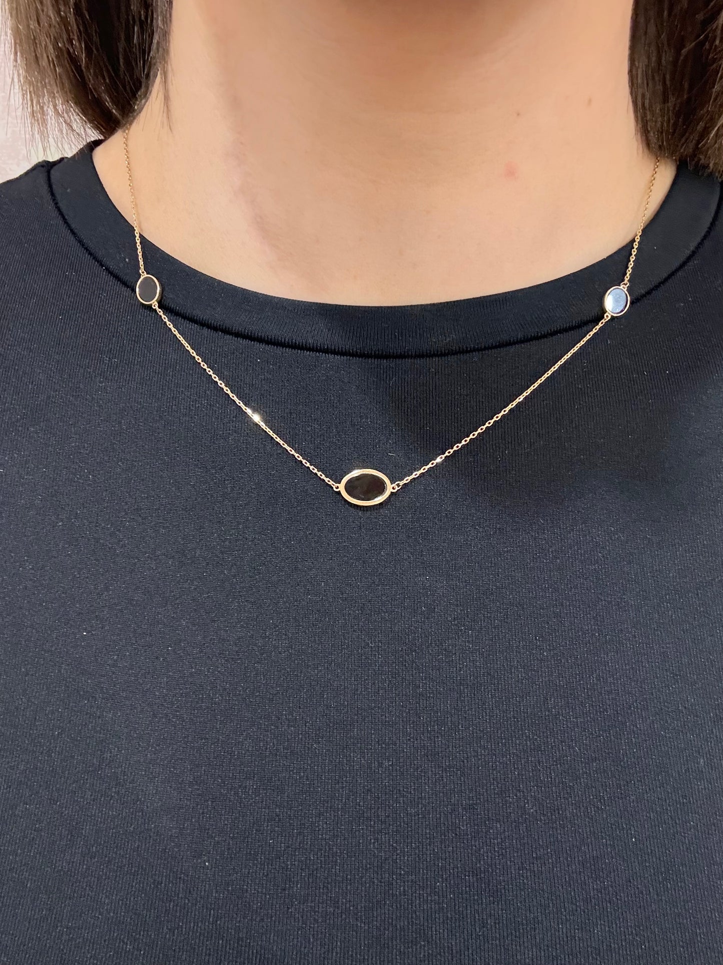 Millie Black Necklace