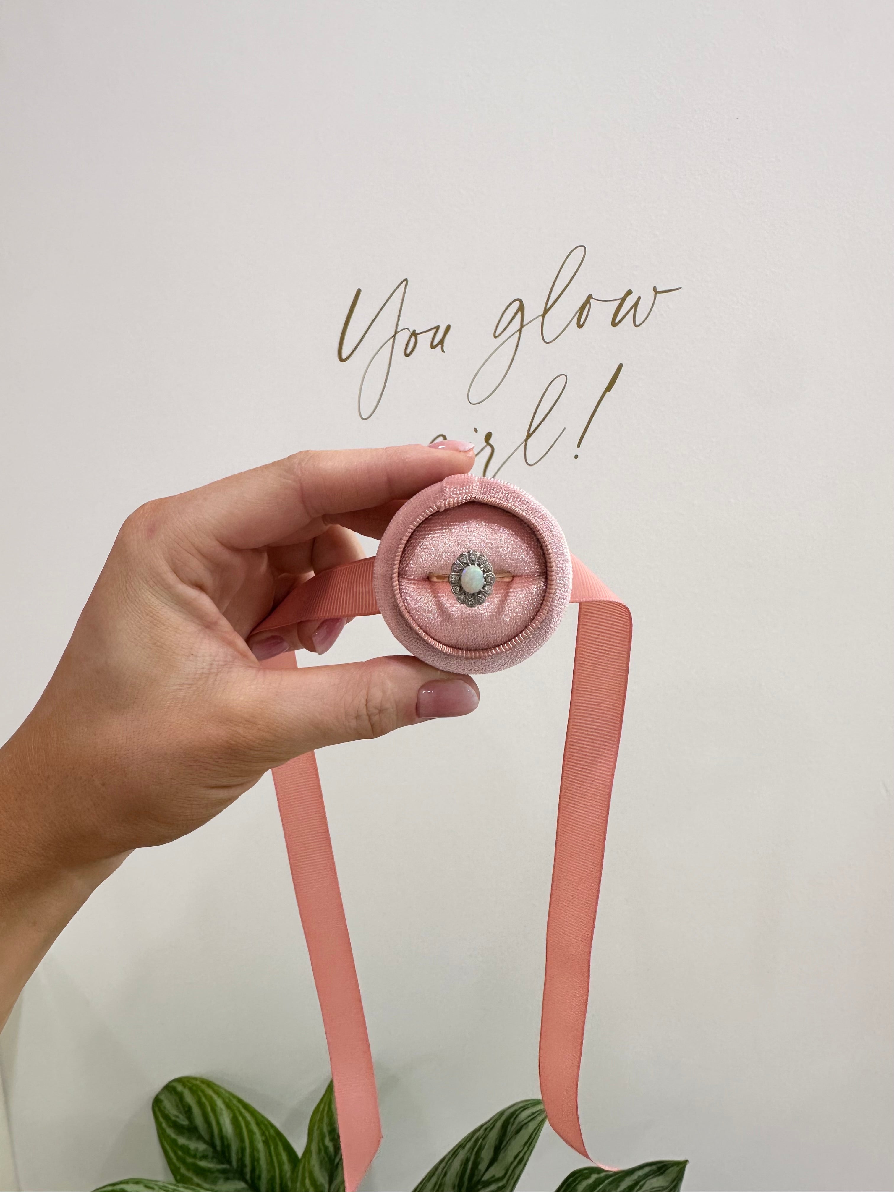 18ct Opal & Diamond Ring