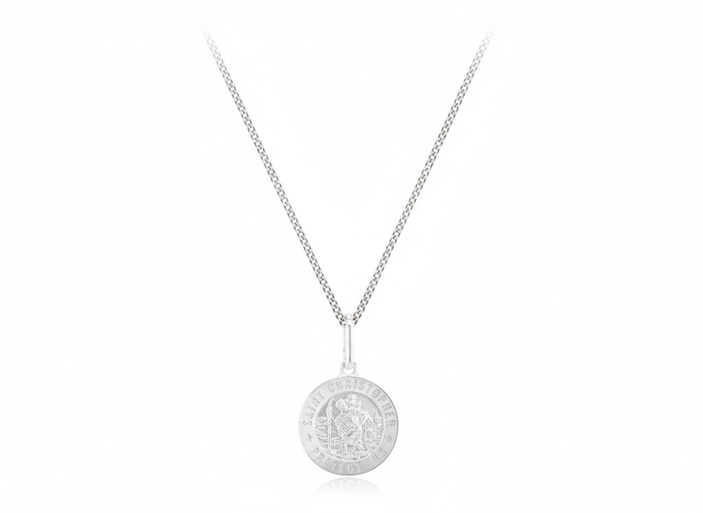 Sterling Silver St Christopher Medal