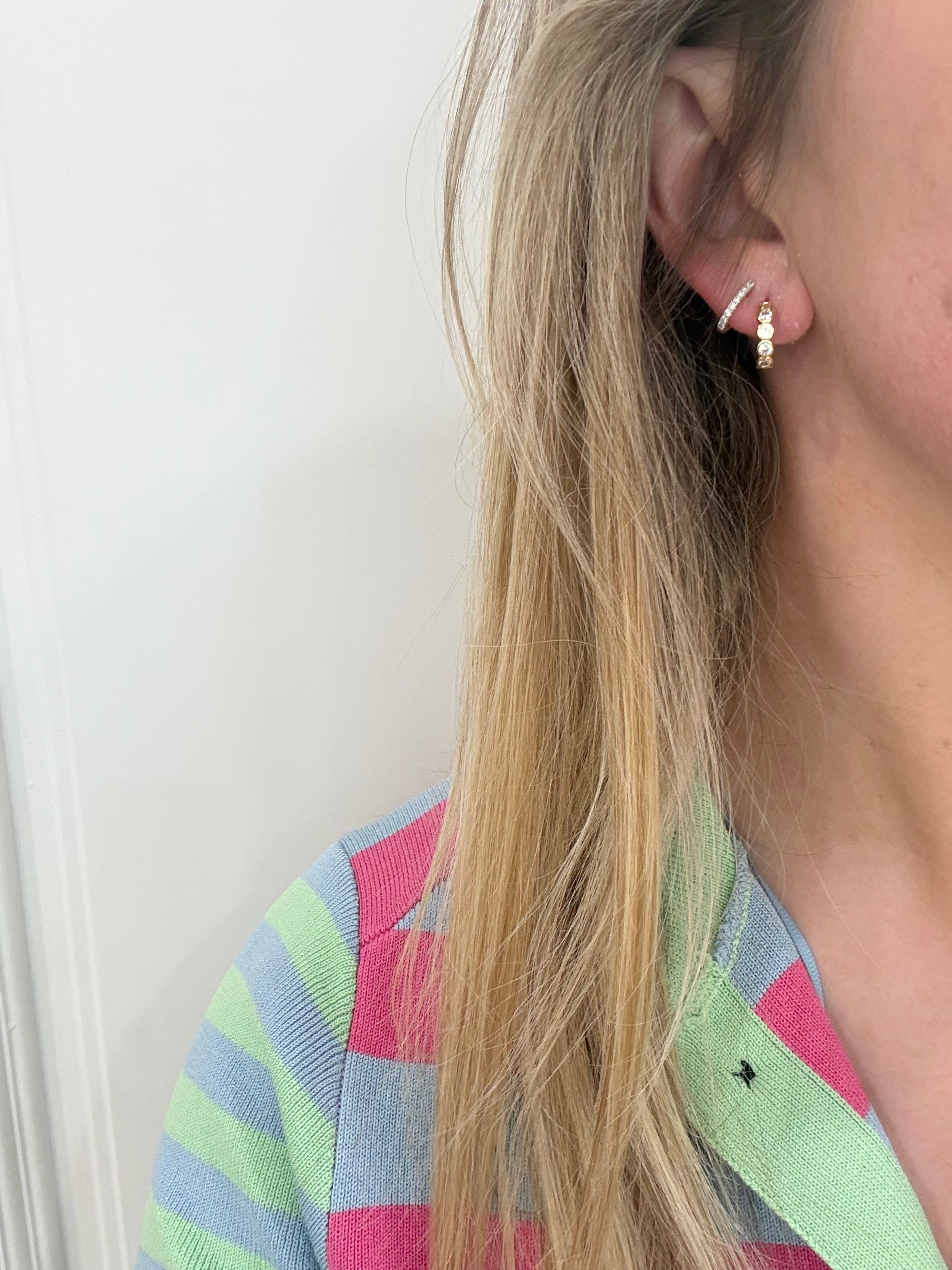 Alba Gold Plated Hoops