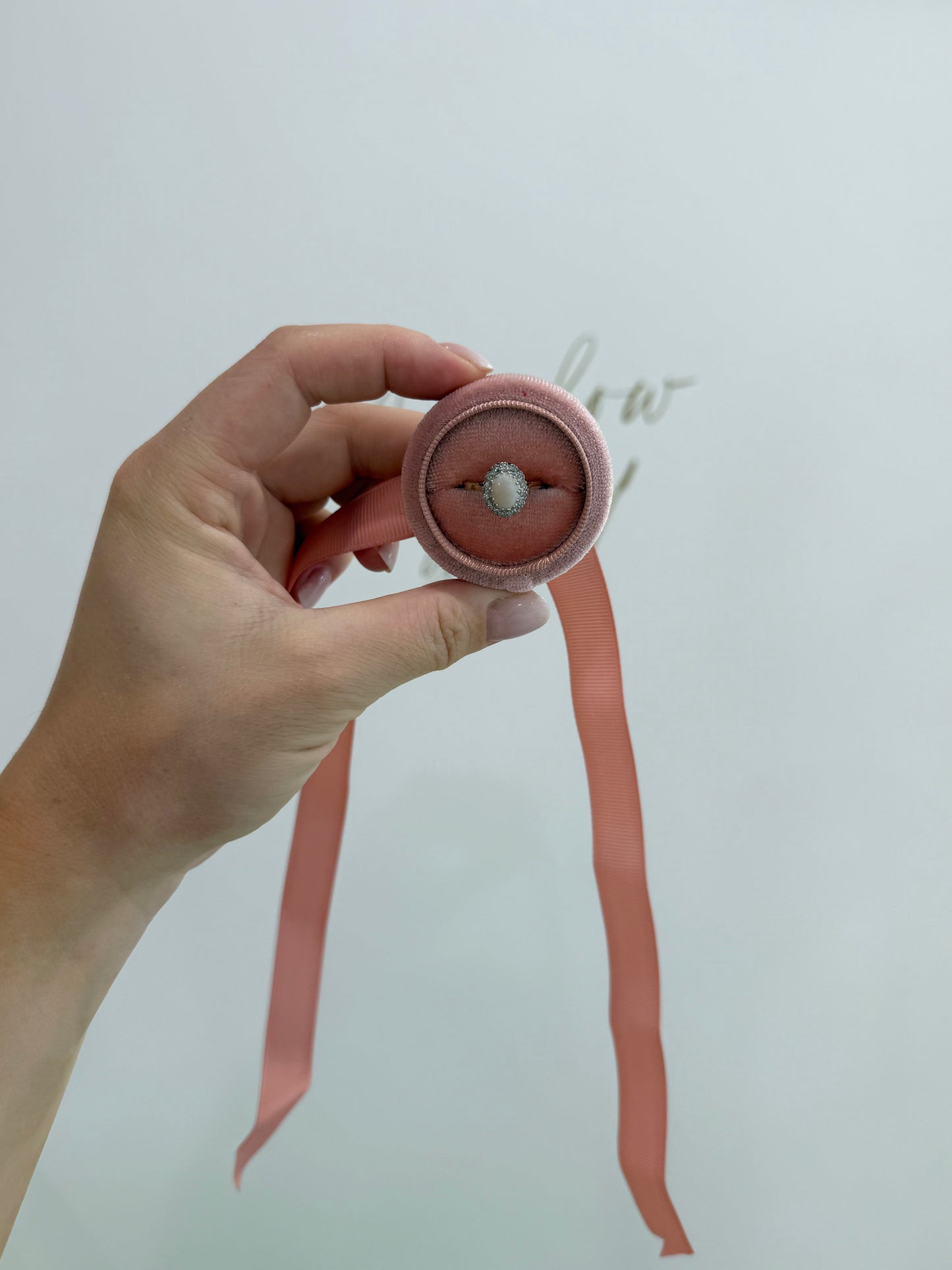 9ct Gold Opal & Diamond Ring