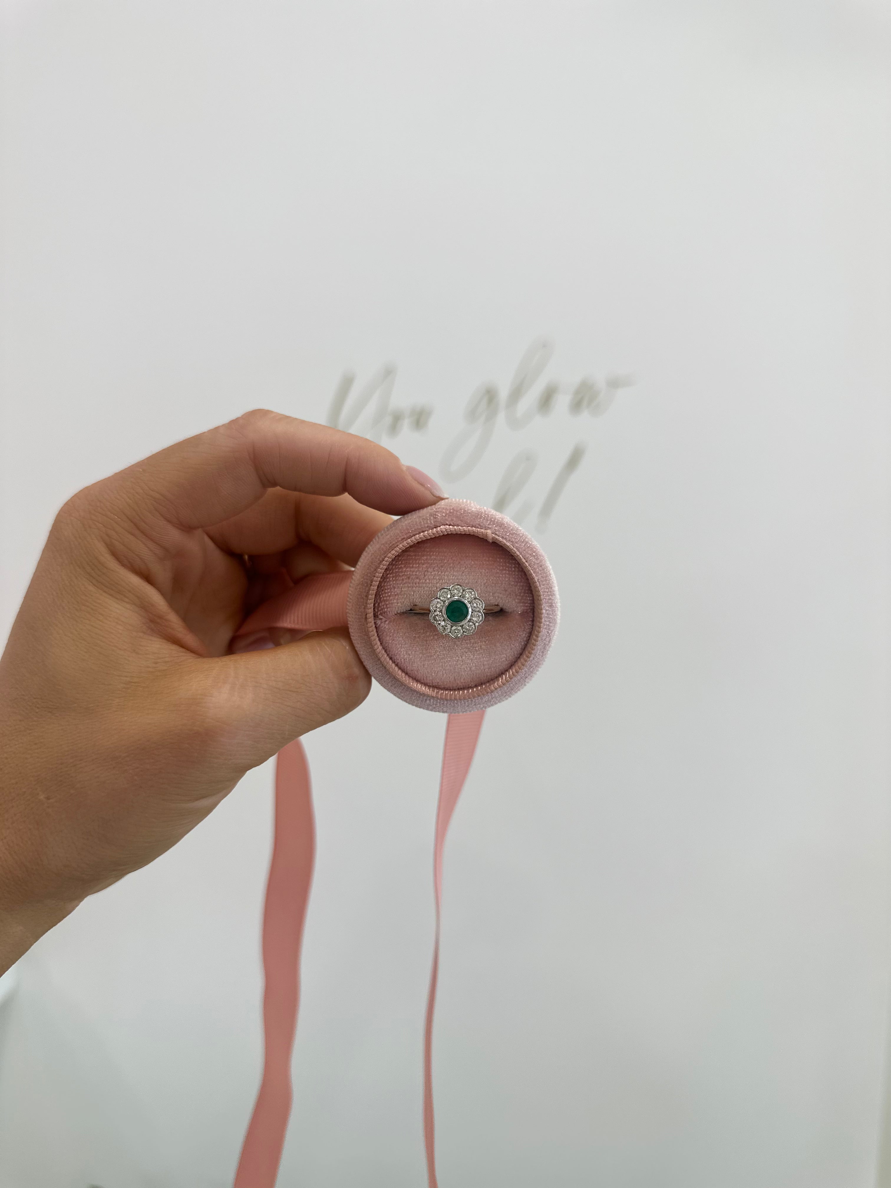 Emerald & Diamond Ring