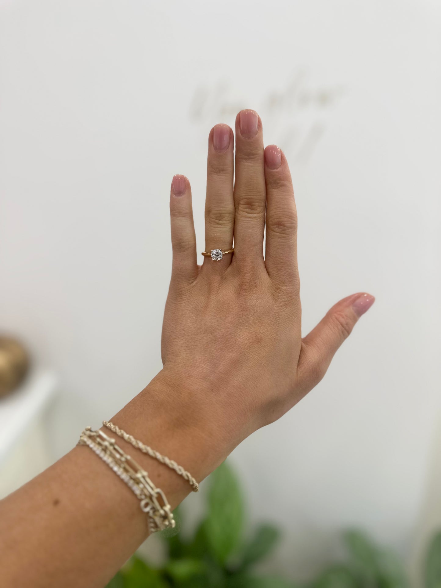 1ct Lab Diamond Ring