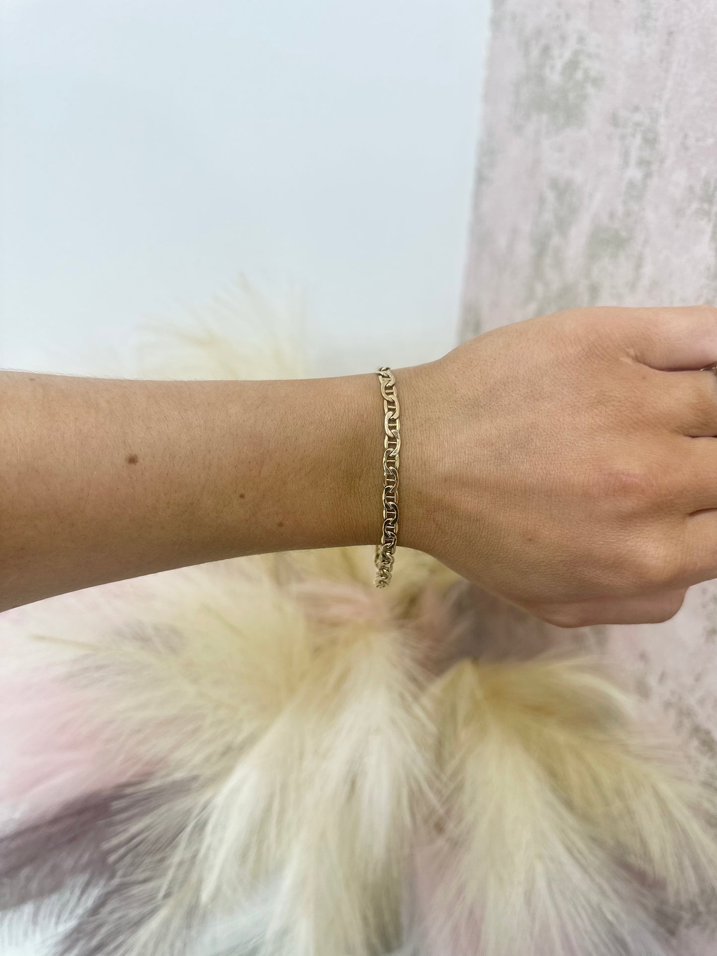 Gold Mariner Link Bracelet