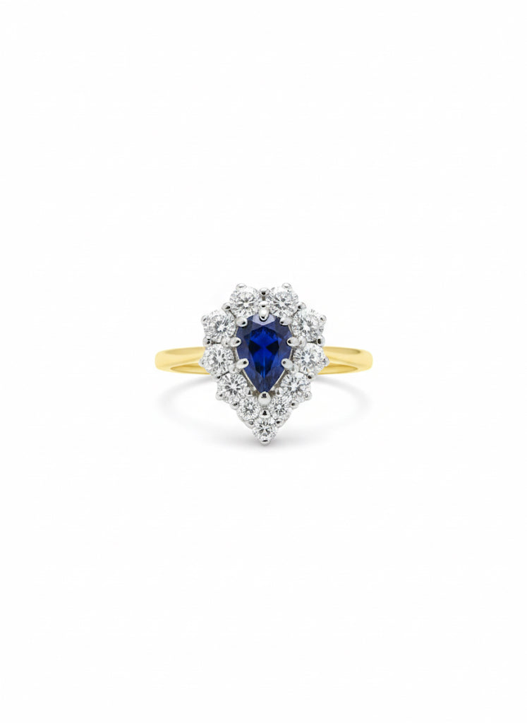 18ct Sapphire & Diamond Ring