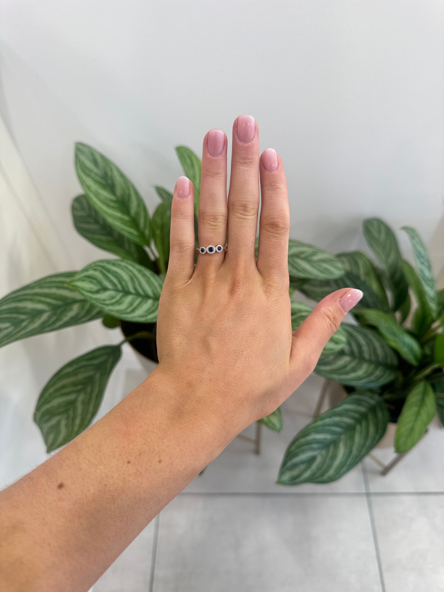 Sapphire & Diamond Ring