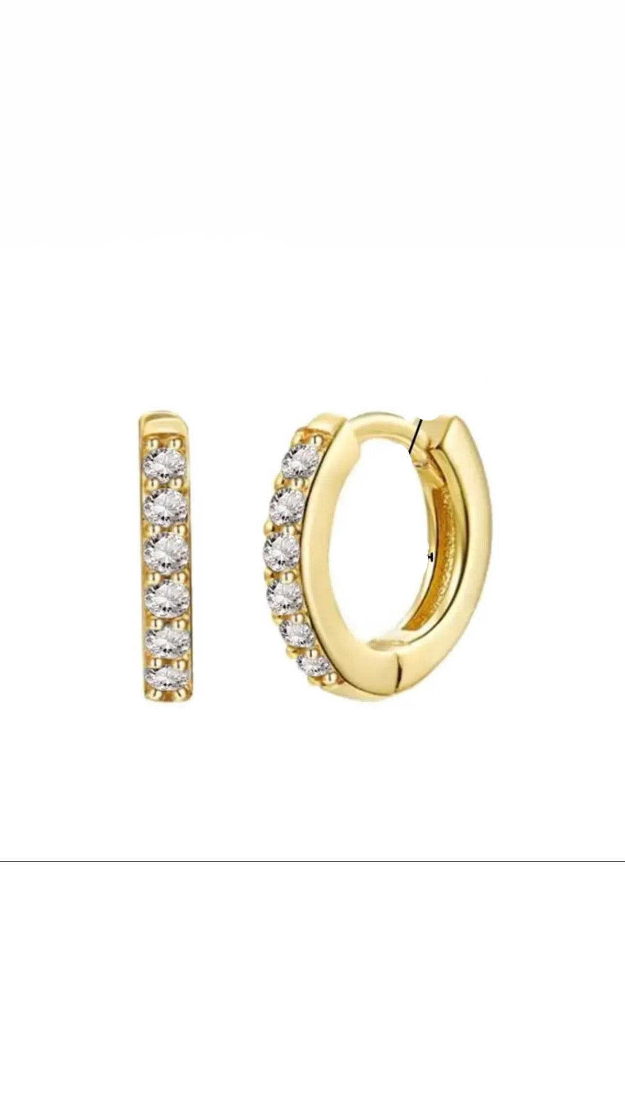 Sloane Huggie Hoops