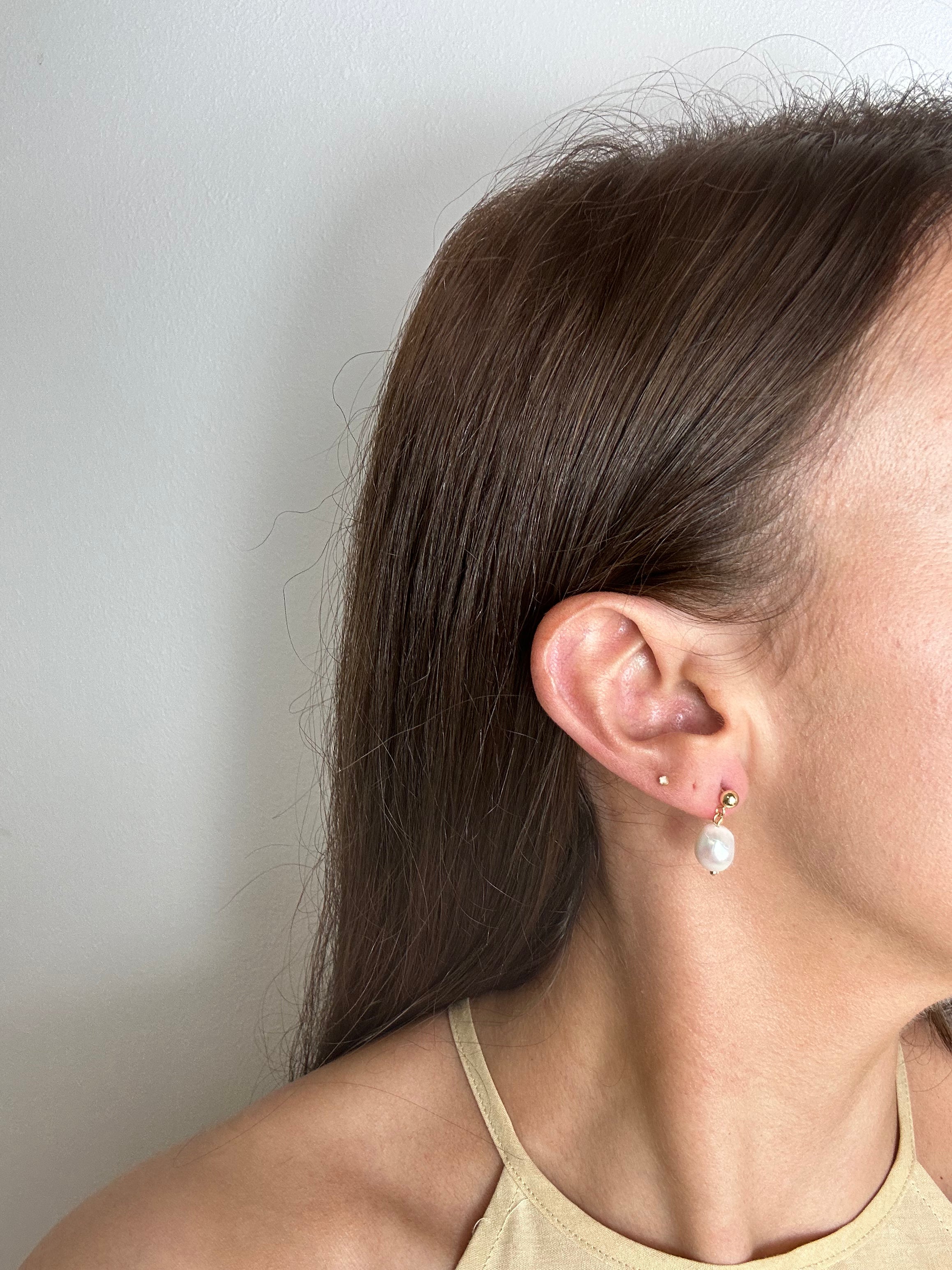 Zoe Gold Plated Earrings