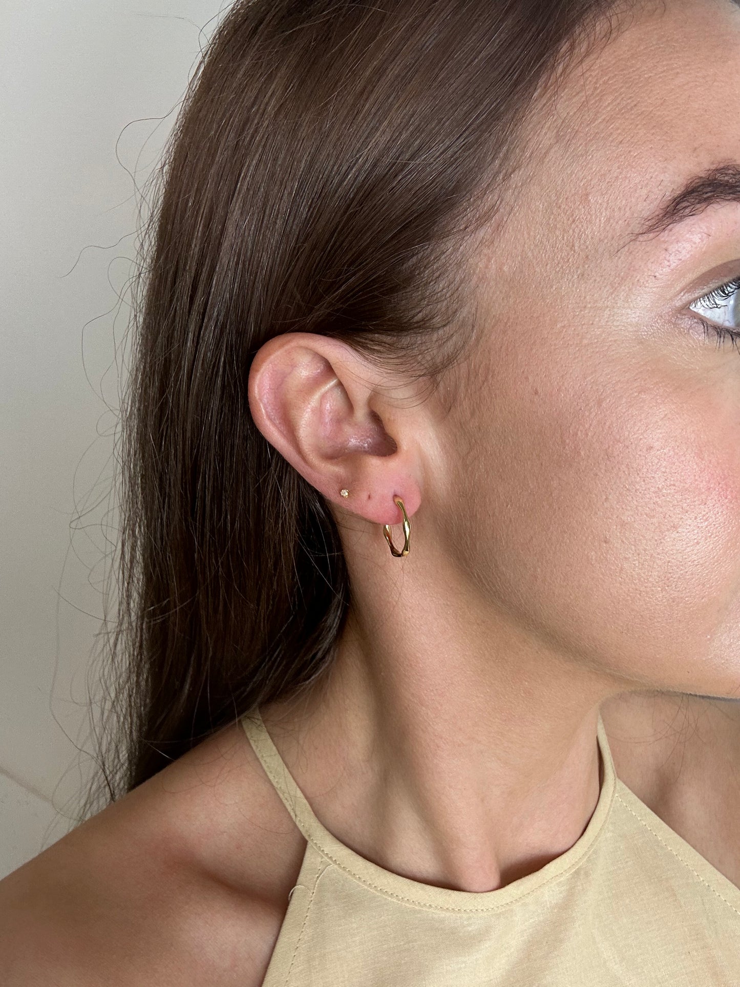 Nadia Gold Hoops