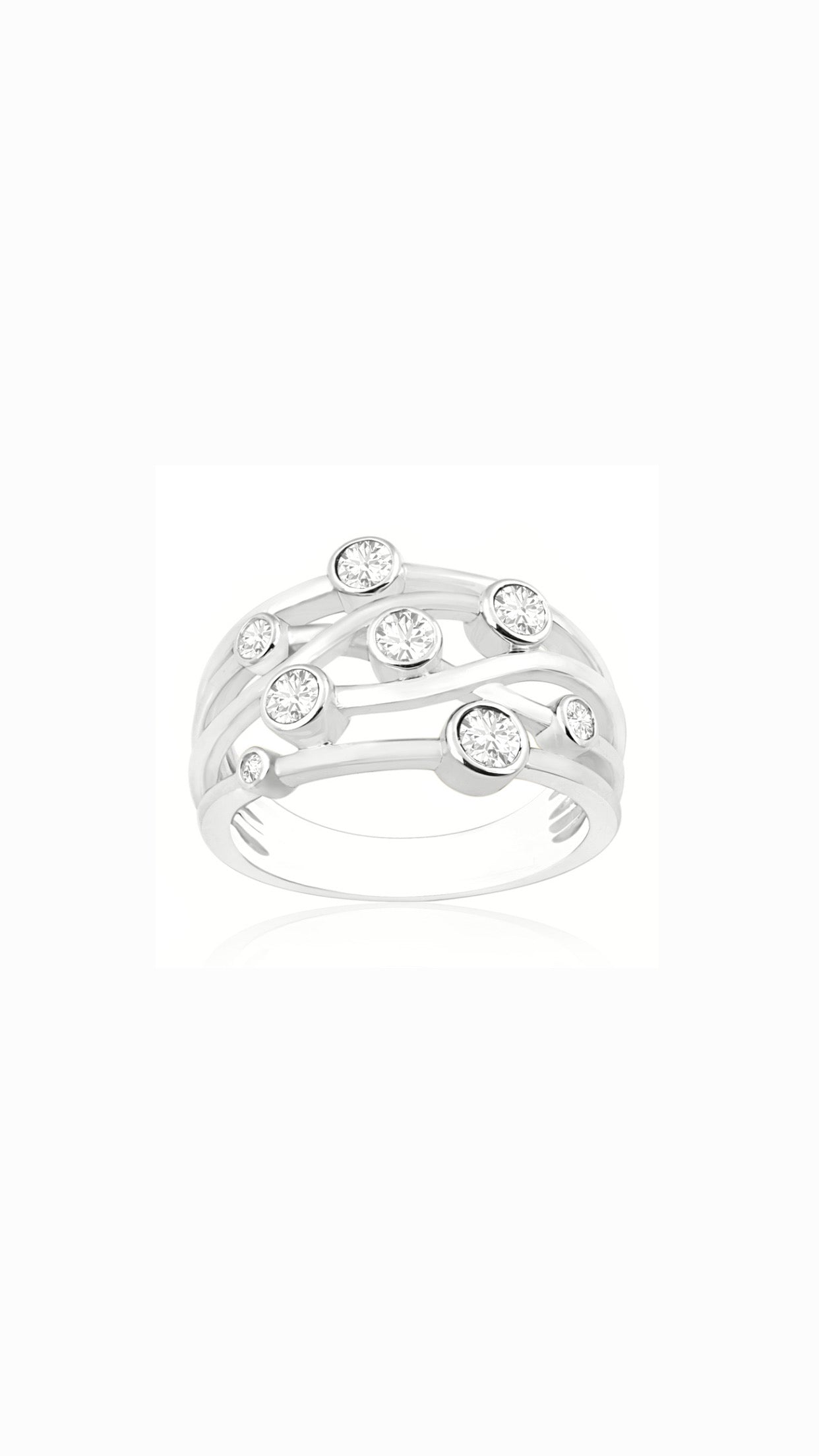 White Gold Diamond Ring