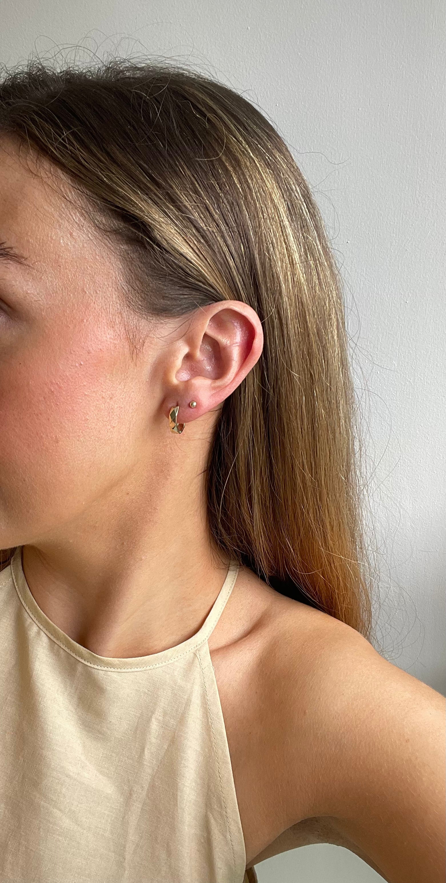 Bethany 9ct Gold Hoops