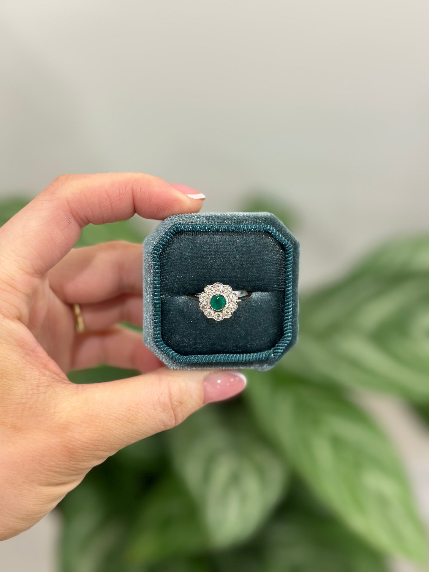 Emerald & Diamond Ring