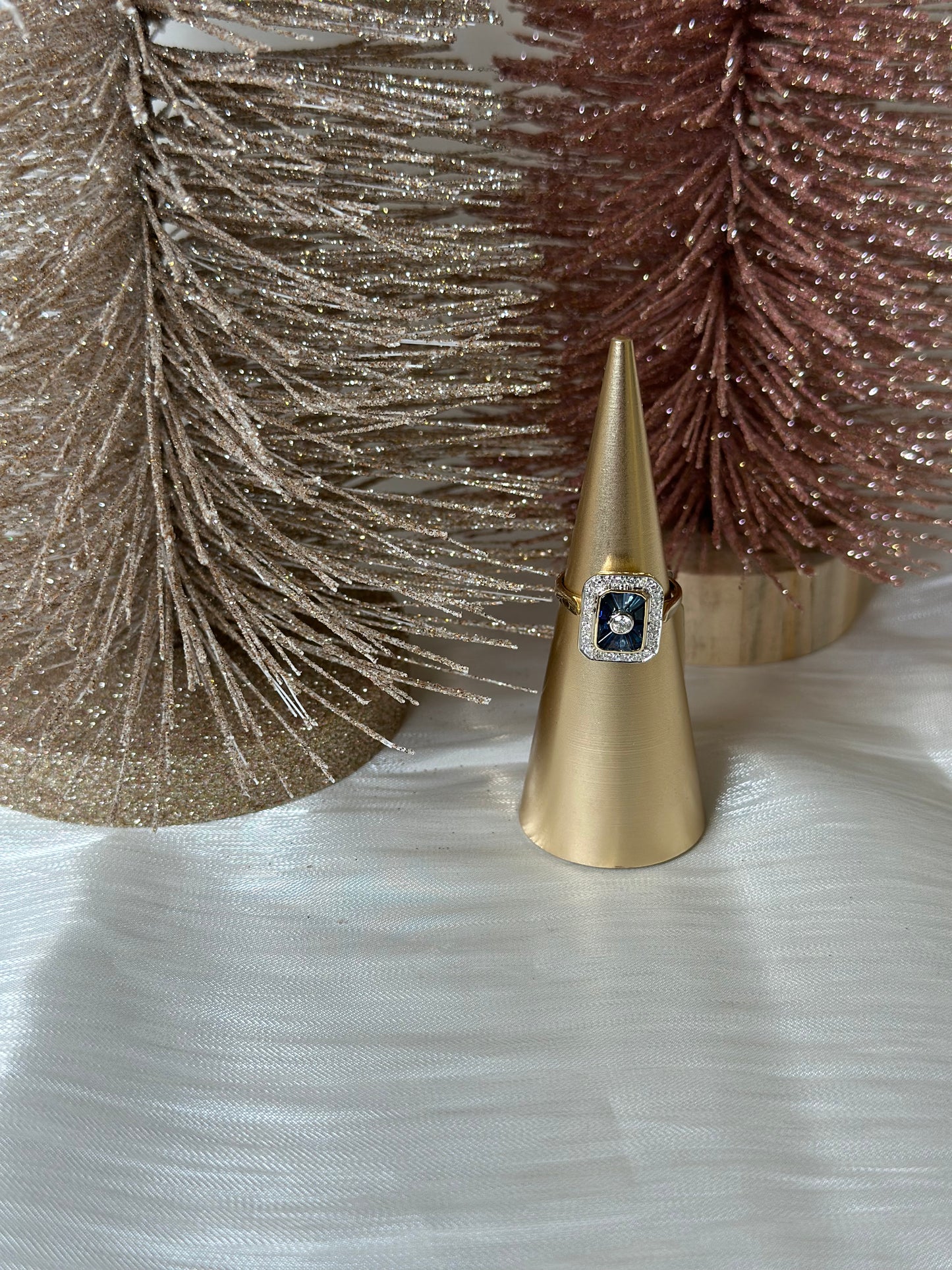 Sapphire & Diamond Ring